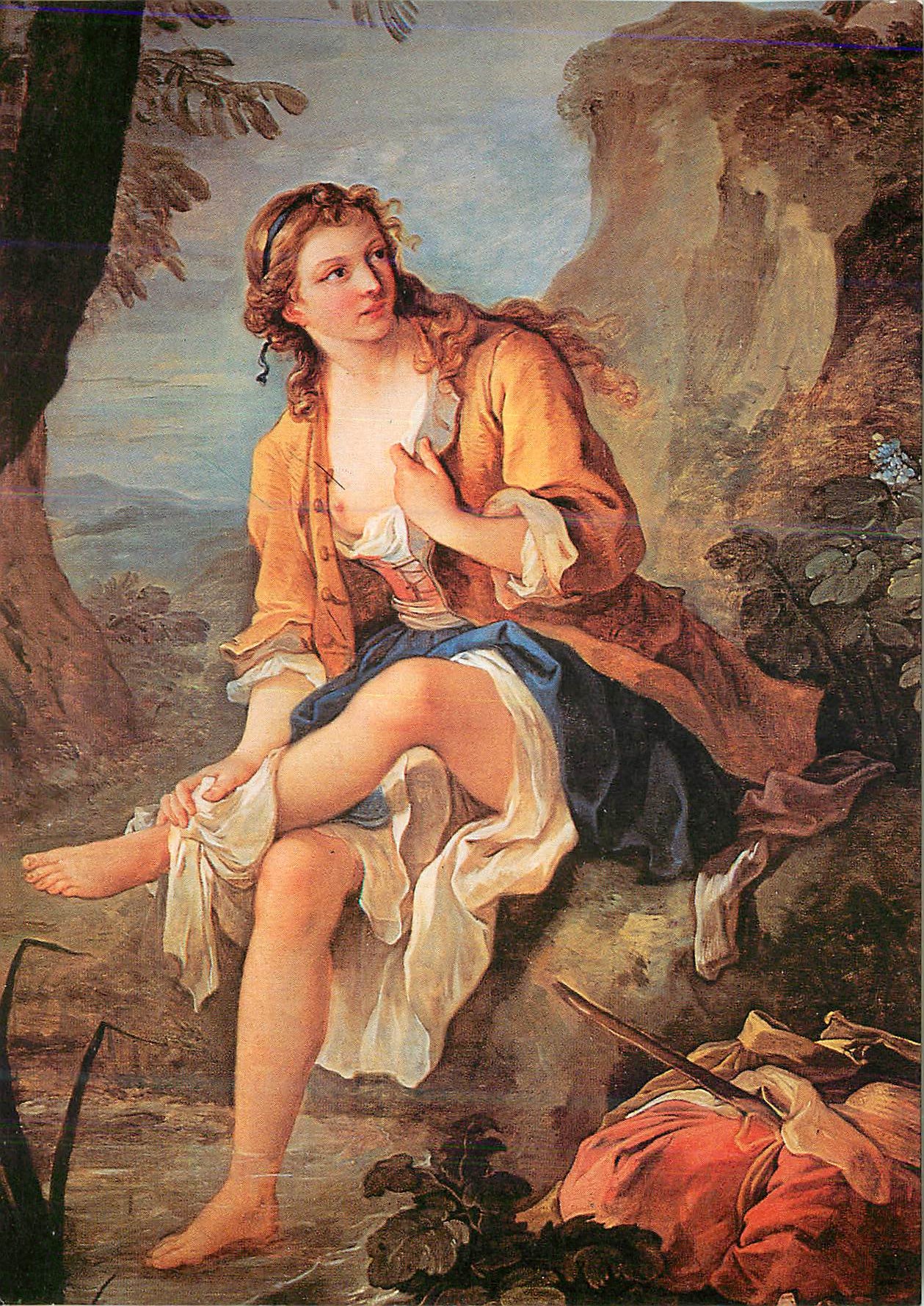 CPM Compiegne Musee National du Chateau Charles Joseph Natoire (1700 1777) 