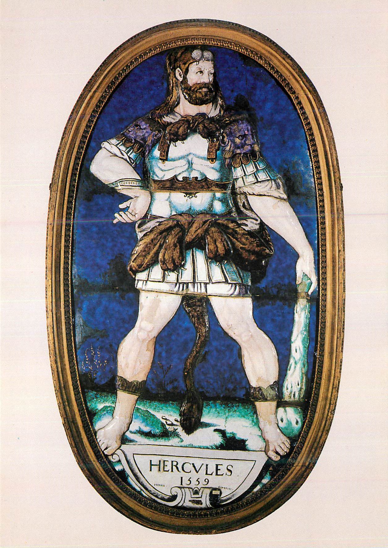 CPM Musee National de la Renaissance Chateau d'Ecouen (Val d'Oise) Pierre Courteys Hercule