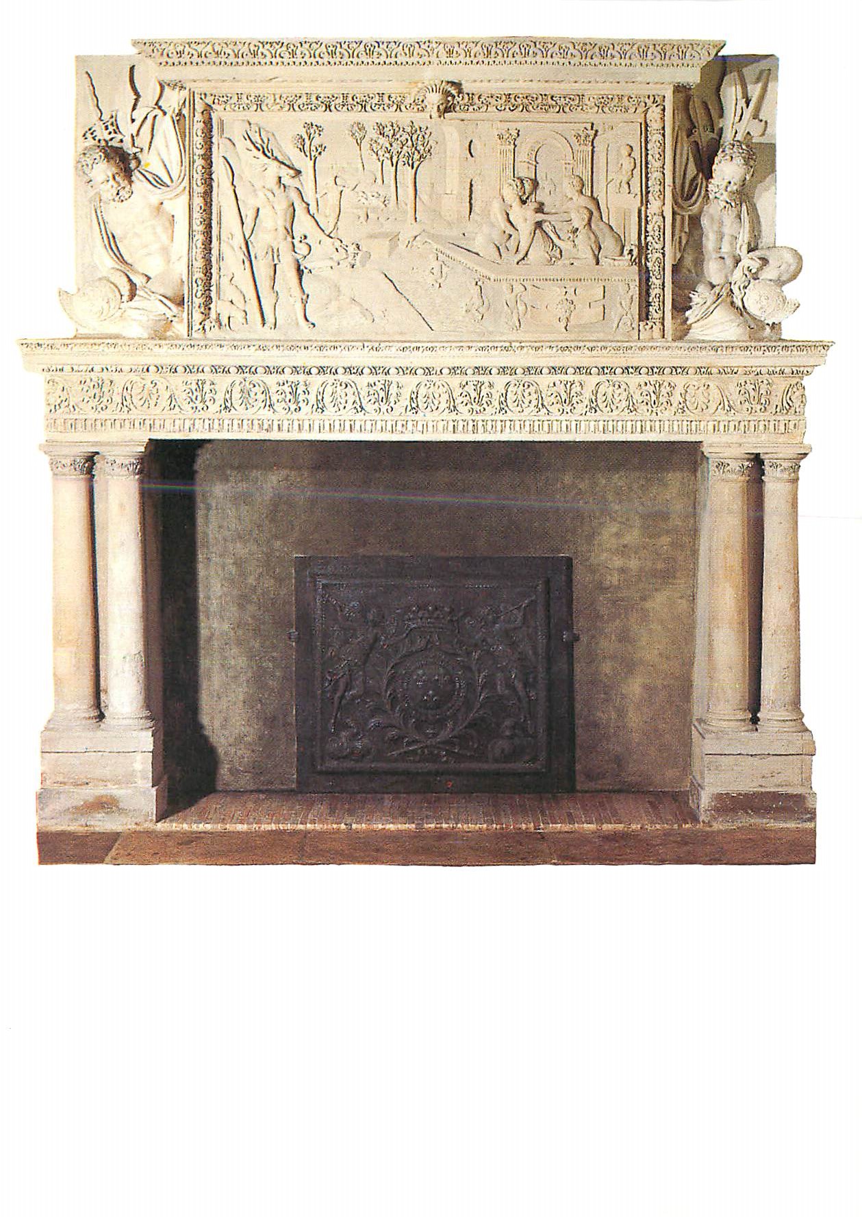 CPM Musee National de la Renaissance Chateau d'Ecouen (Val d'Oise) Acteon Surprenant au Bain