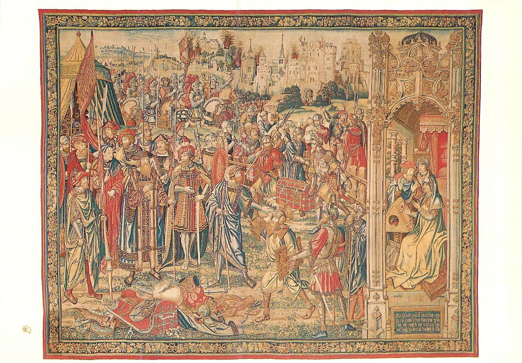 CPM Musee National de la Renaissance Chateau d'Ecouen (Val d'Oise) Tenture de David Bruxelles