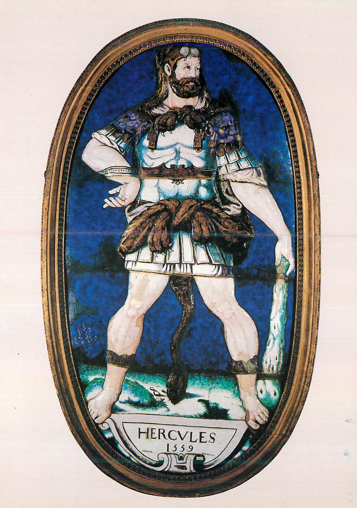 CPM Musee National de la Renaissance Chateau d'Ecouen (Val d'Oise) Pierre Courteys Hercule