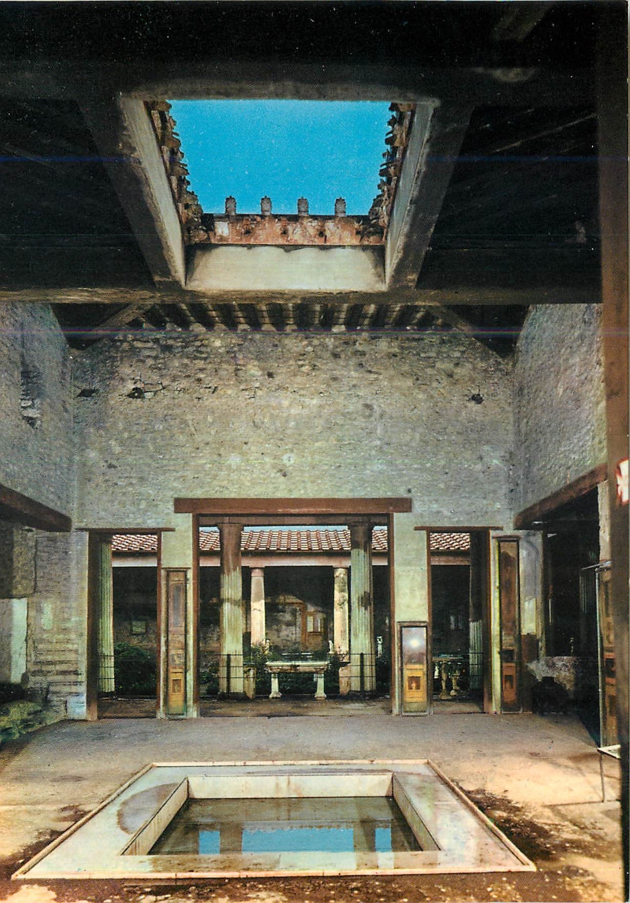 CPM Pompei Fouilles Maison des vettli Atrlum