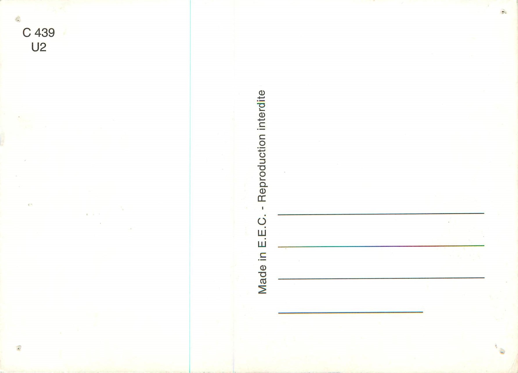 CPM U2 Zooropa — Rückseite