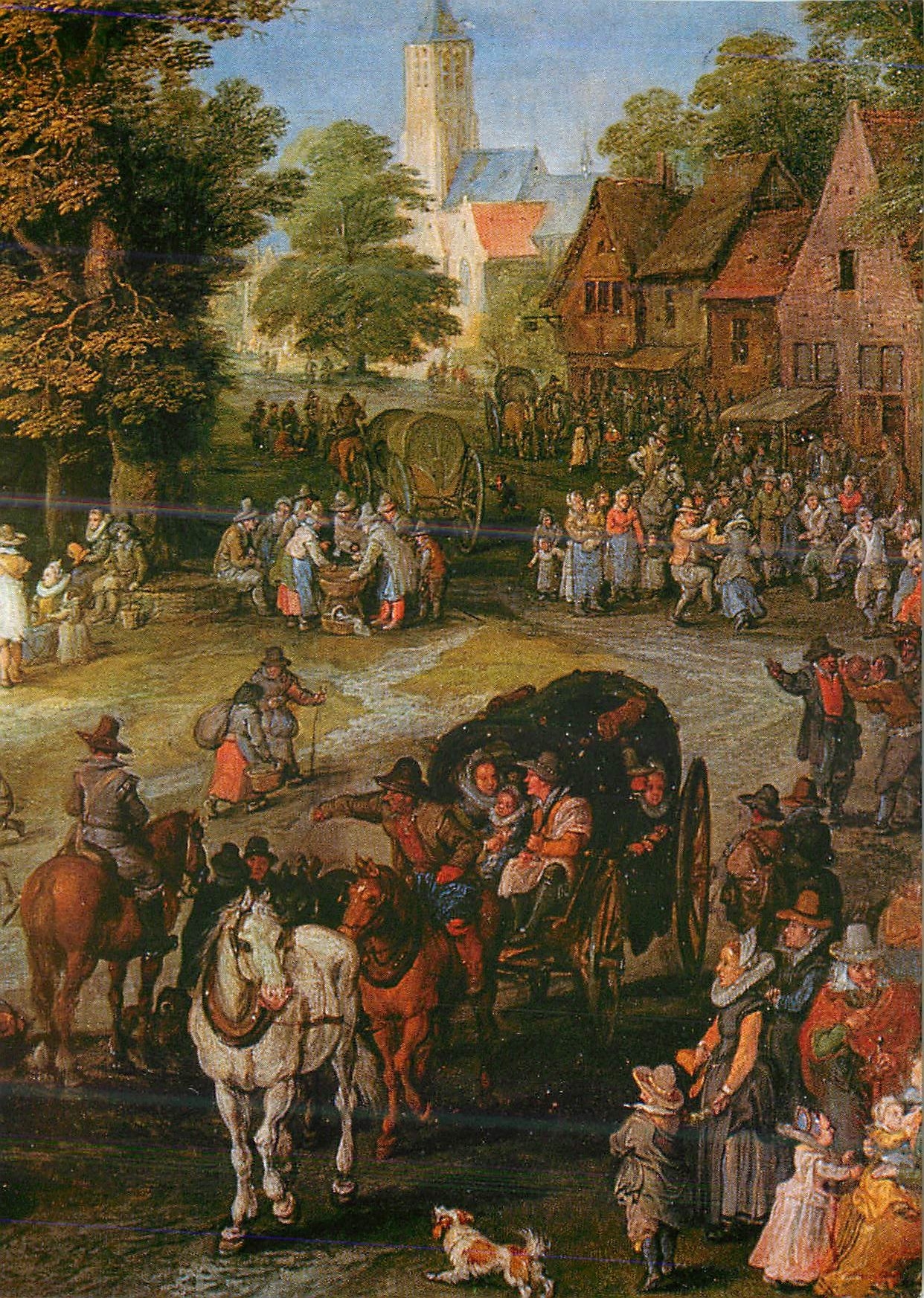 CPM Pieter Brueghel (um 1564 1638) Landing place (detail) Lieu de debarquement (detail)
