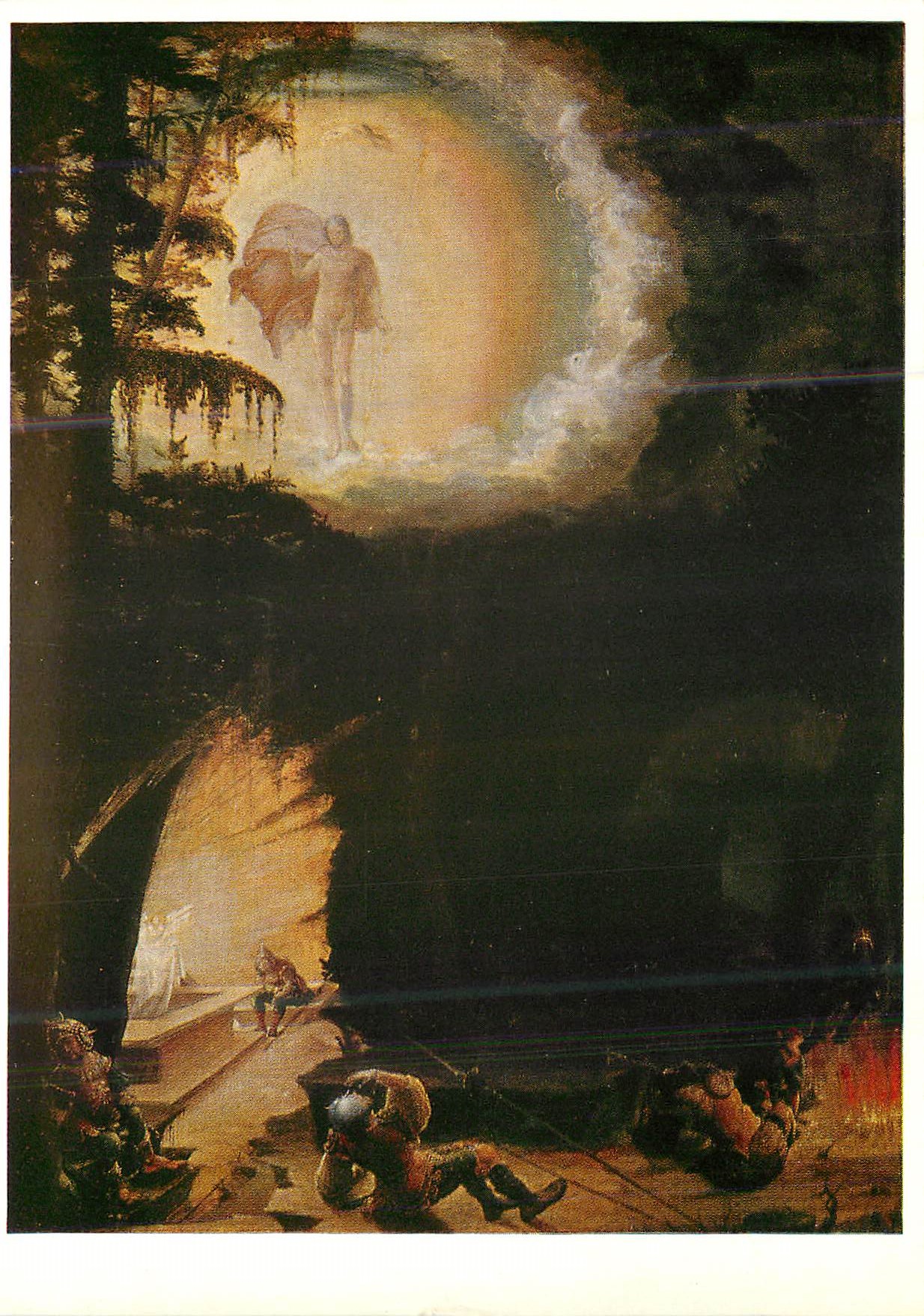 La Résurrection du Christ — Albrecth Altdorfer († 1538) — Verlag F.A. Ackermann, Basel