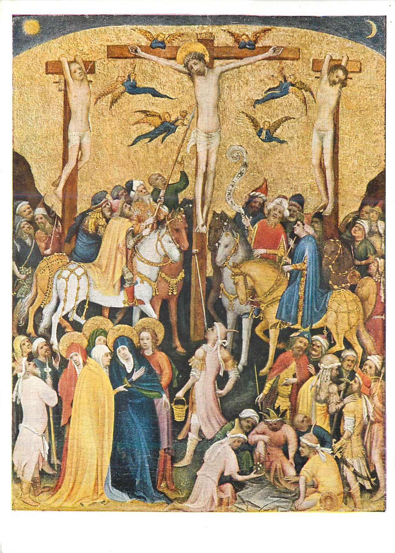 CPM Meister der Veronika um 1410 Kreuzigung Christi Wallrai Richartz Museum
