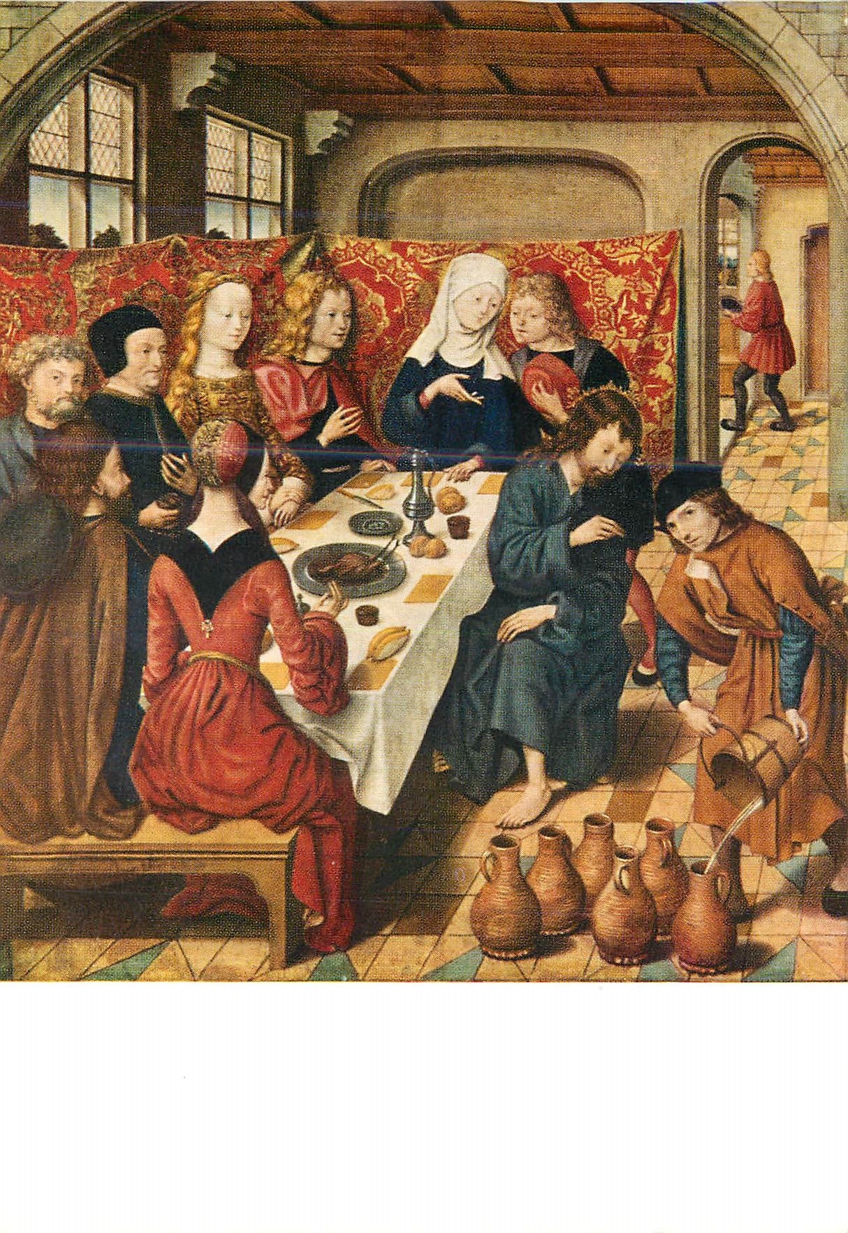 CPM Maitre de Saint Barthelemy Meester Van De H Bartolomeus Les noces de Cana  De Bruiloft van Cana Bruxelles Musees roy