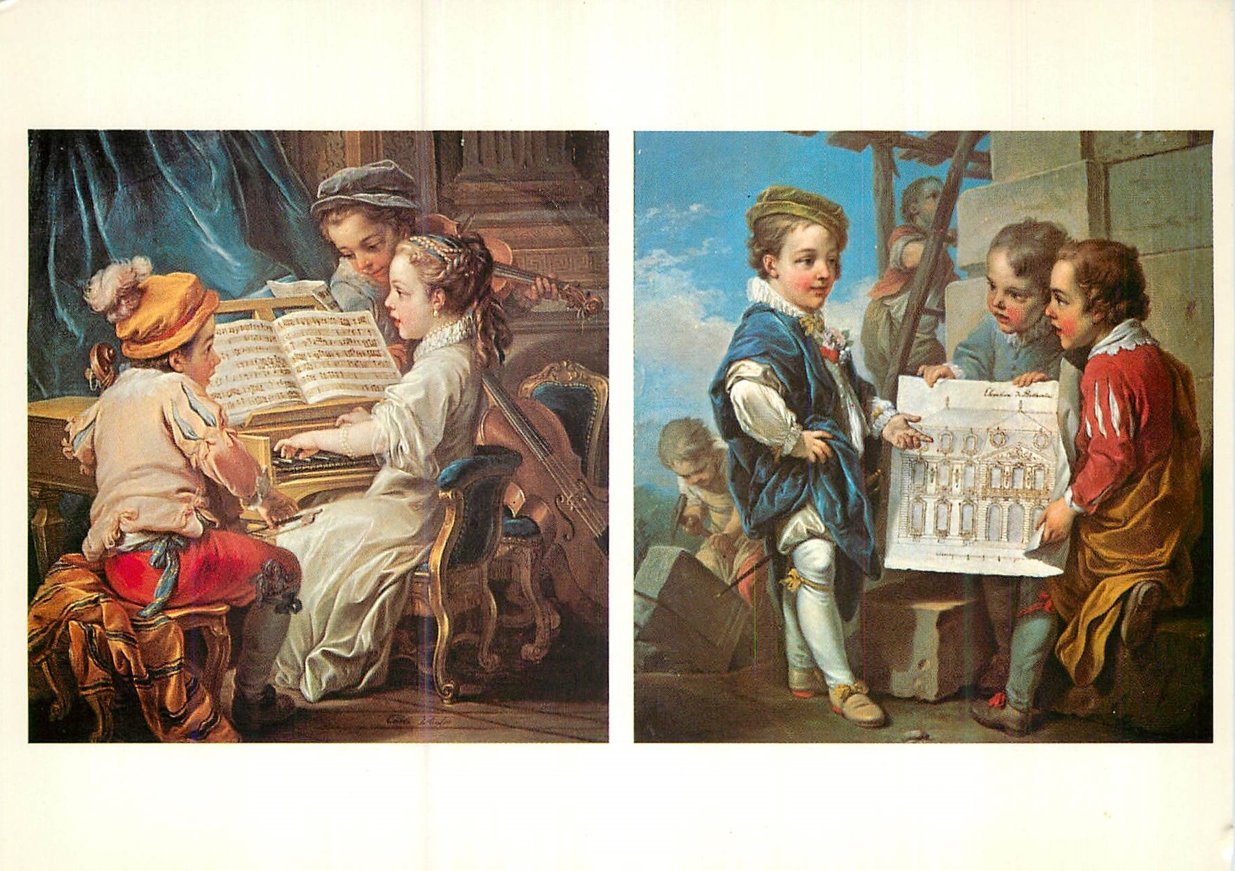 CPM Music and Architecture Carle Van Loo French (1705 1765) Mildred Anna Williams Fund Purchase 1950 The Fine Arts Museu
