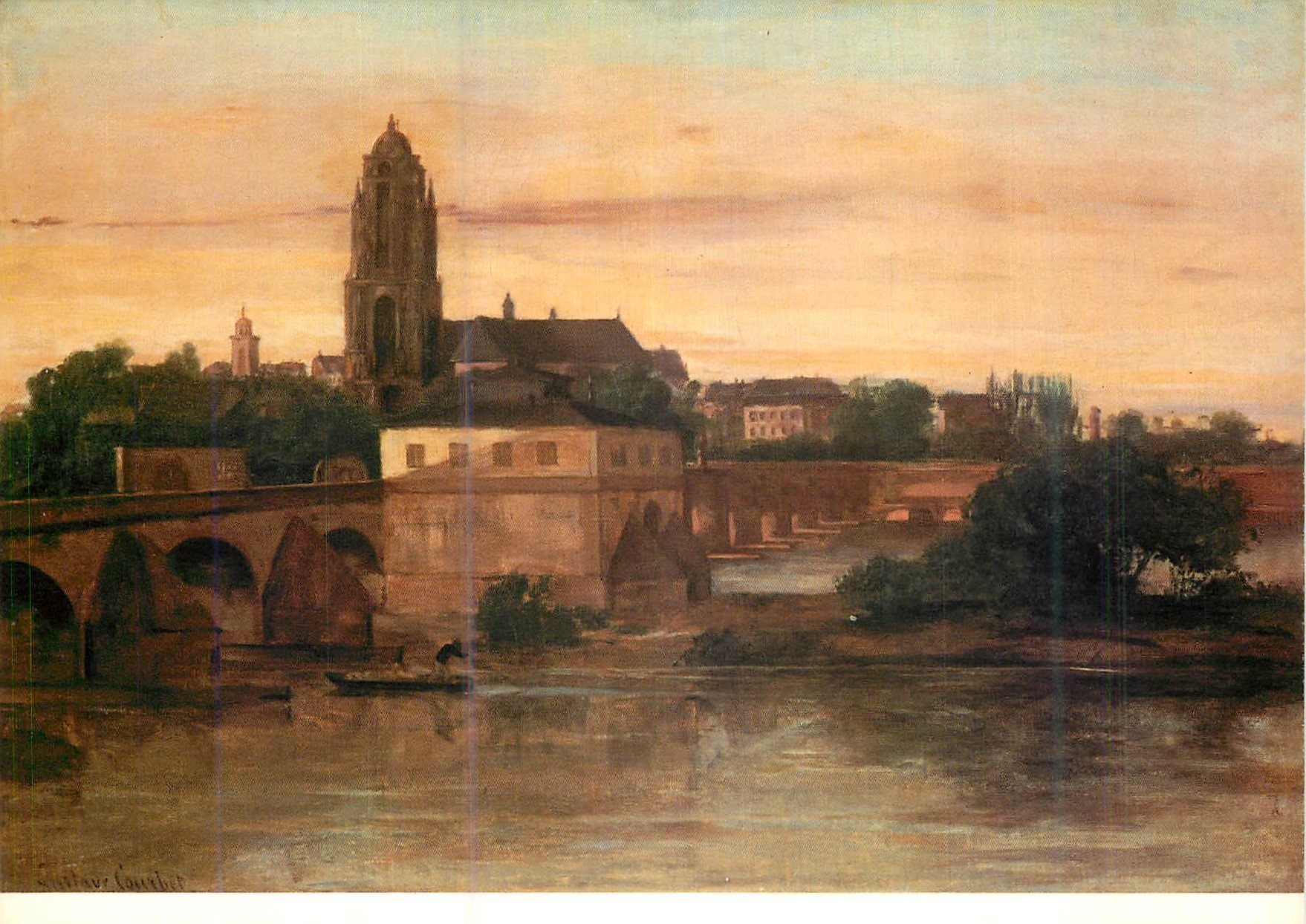 CPM Gustave Courbet (1819 1877) vue sur Frankfurt am Main