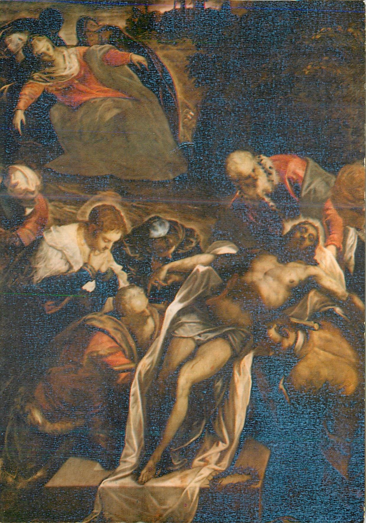 CPM Venezia Basilica di S Giorgio Maggiore La deposition de J C (J Tintoretto)