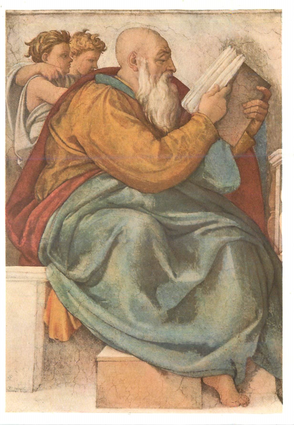 CPM Profeta Zacherias Michelangelo Roma Cappella Sistina 
