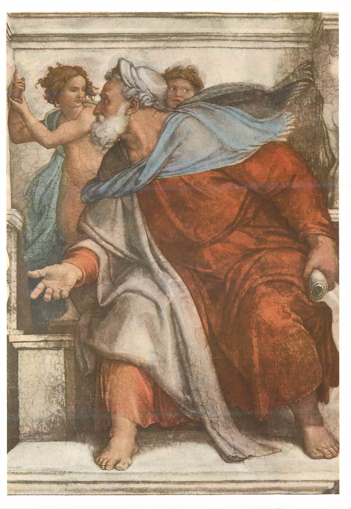 CPM Profeta Ezechiel Michelangelo Roma Cappella Sistina
