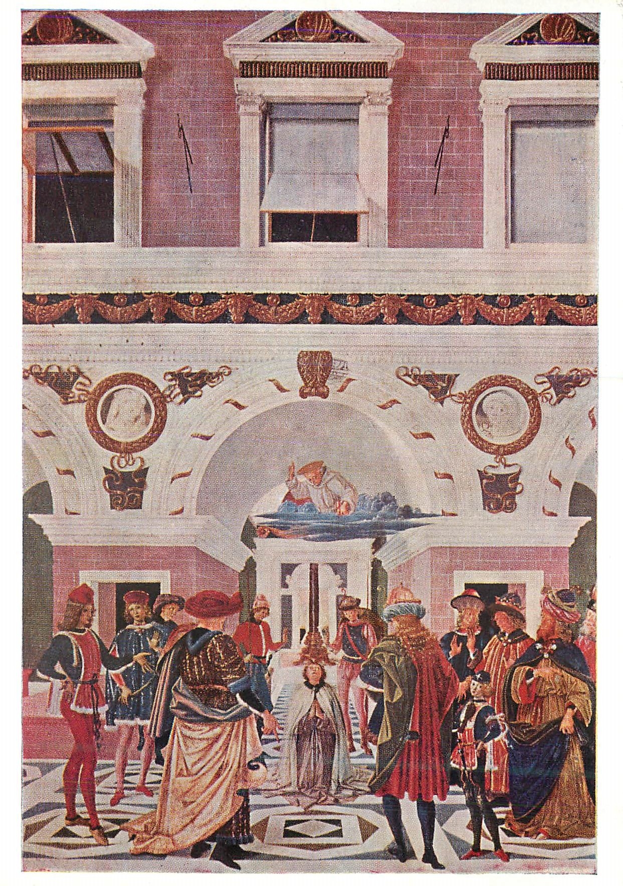 CPM Perugia Galleria Nazionale dell'Umbria Pietro Perugino (1445 1523) Miracle de St Bernardin