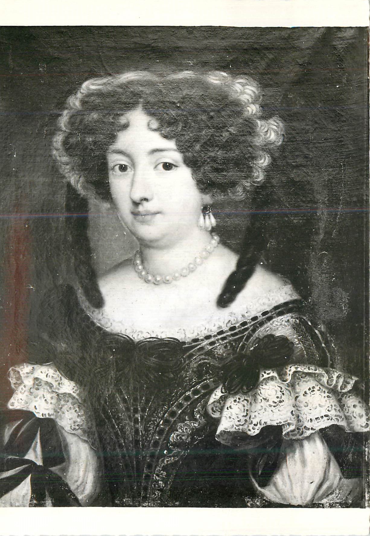 Portrait présumé de Marie Mancini — nièce du Cardinal Mazarin — attribué à J. Ferdinand — Anvers 1639-1700 — Musée Calvet, Avignon