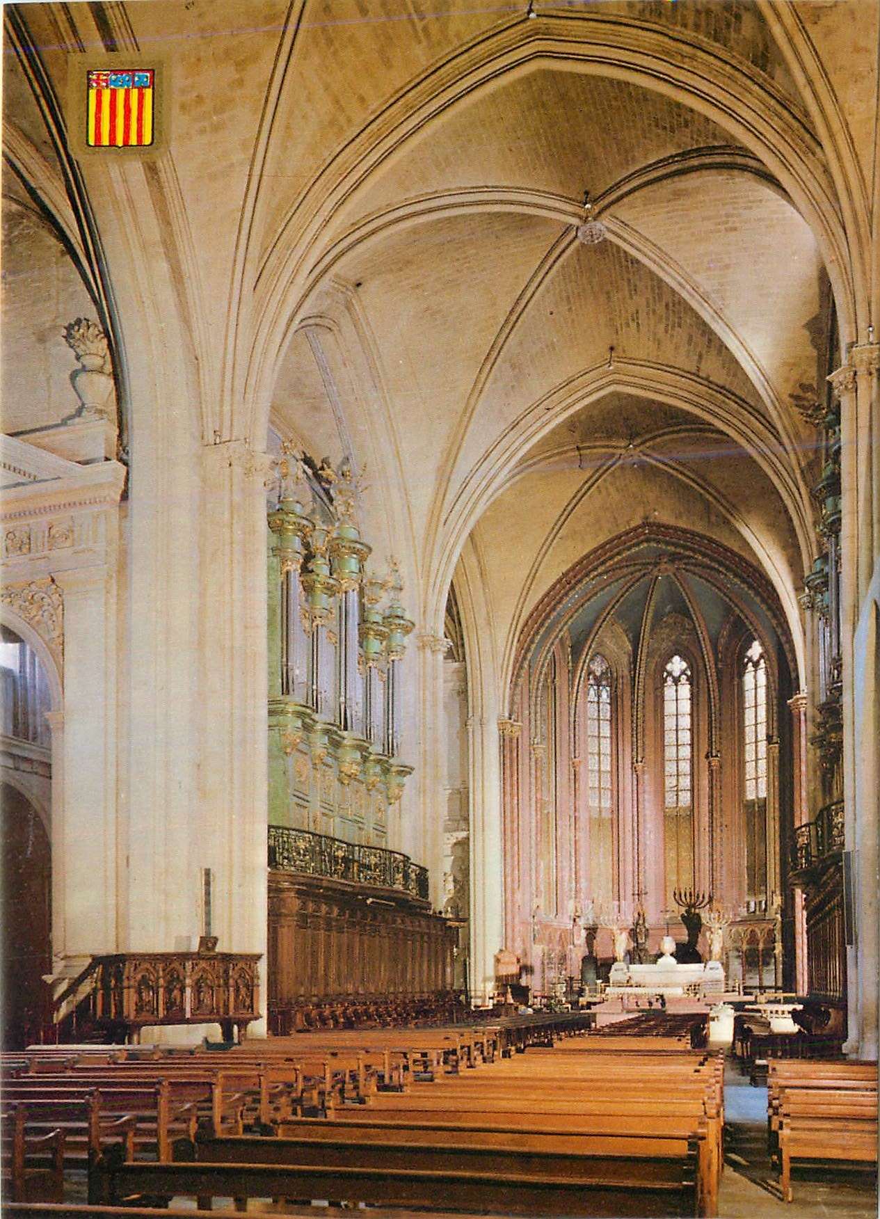 Intérieur de la cathédrale Saint-Sauveur — Aix-en-Provence — éditions de France n°2176