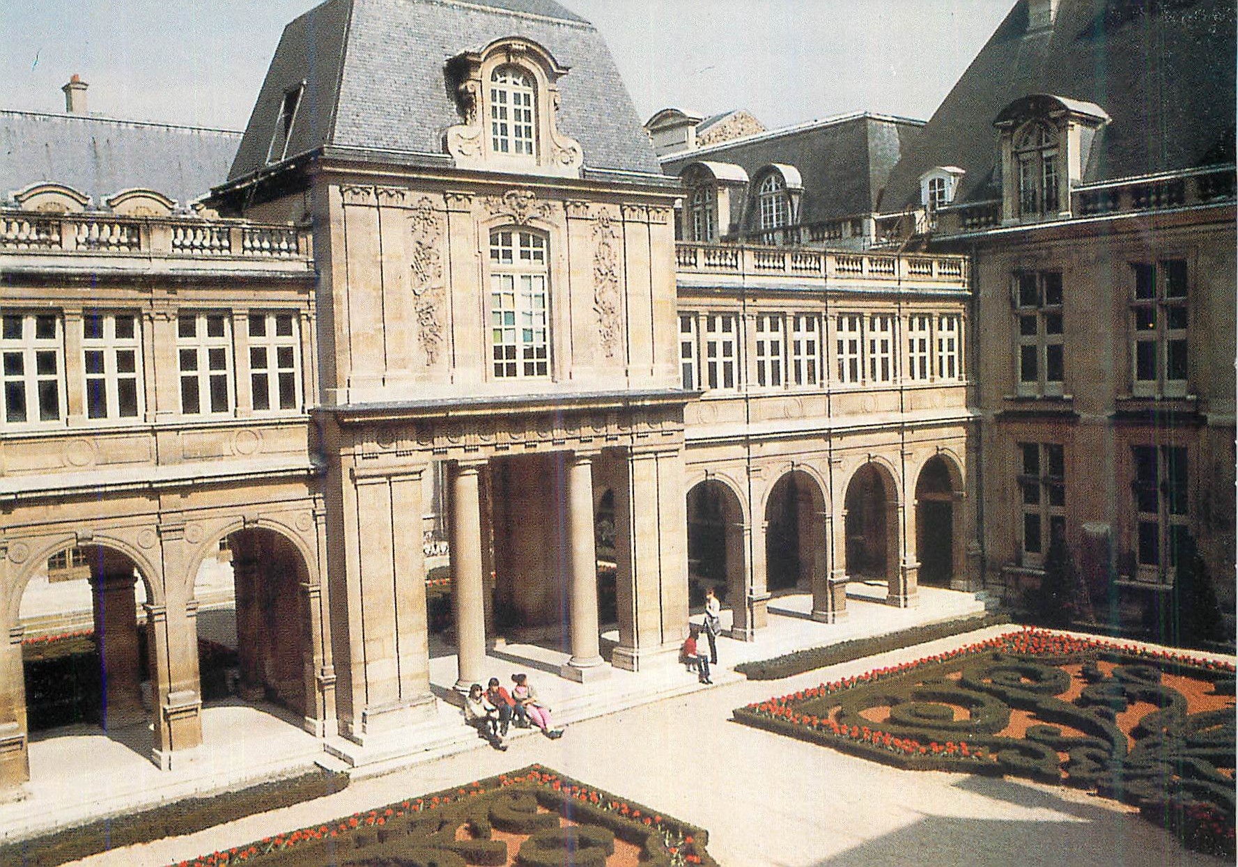 CPM Musee Carnavalet Paris L'avant coprs central de l'hotel de Choiseul (Vers 1710) remonte dans le jardin de l'hotel Ca
