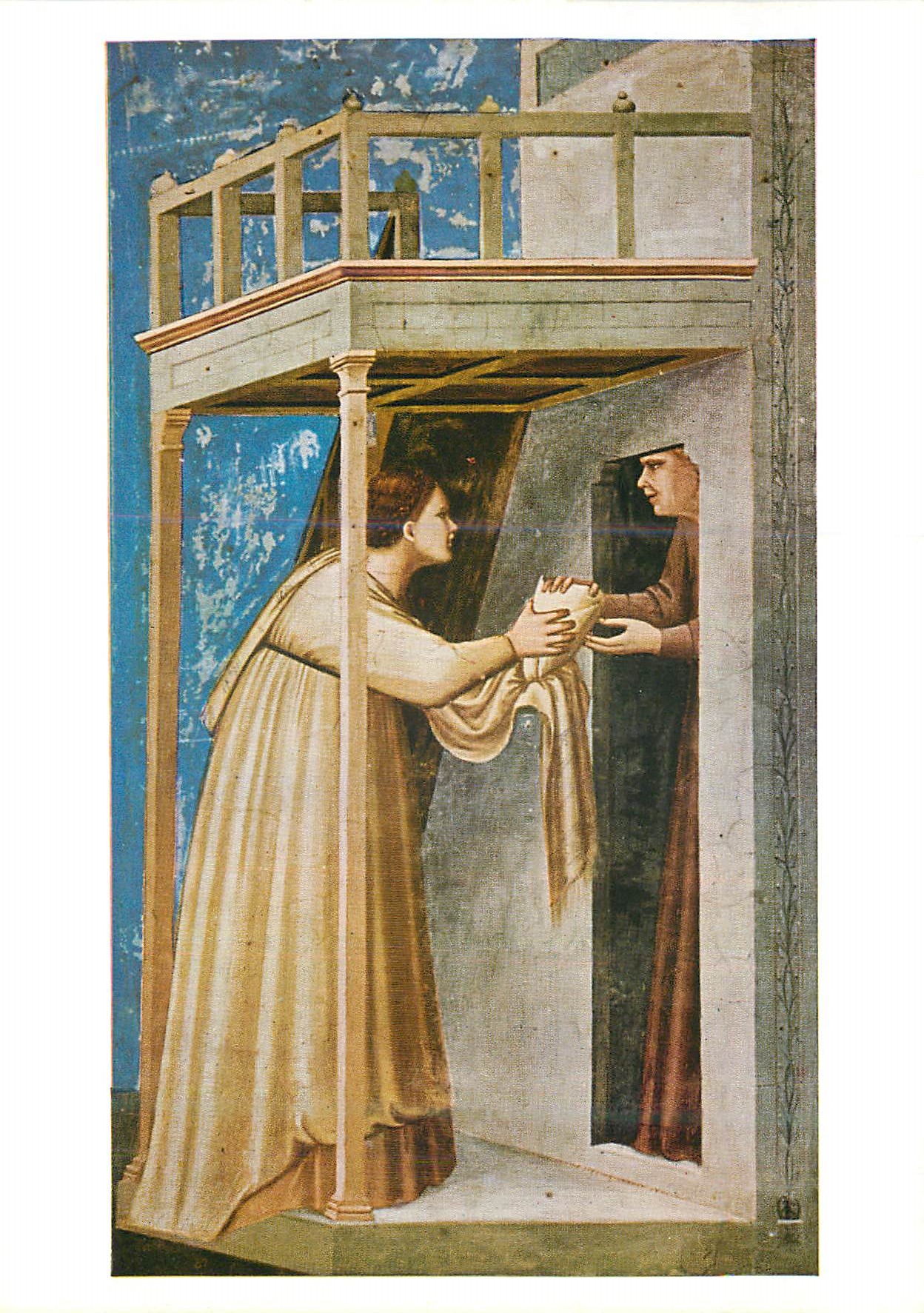 CPM Giotto Cappella degli Scrovegni Nativila di Maria Sant Anna