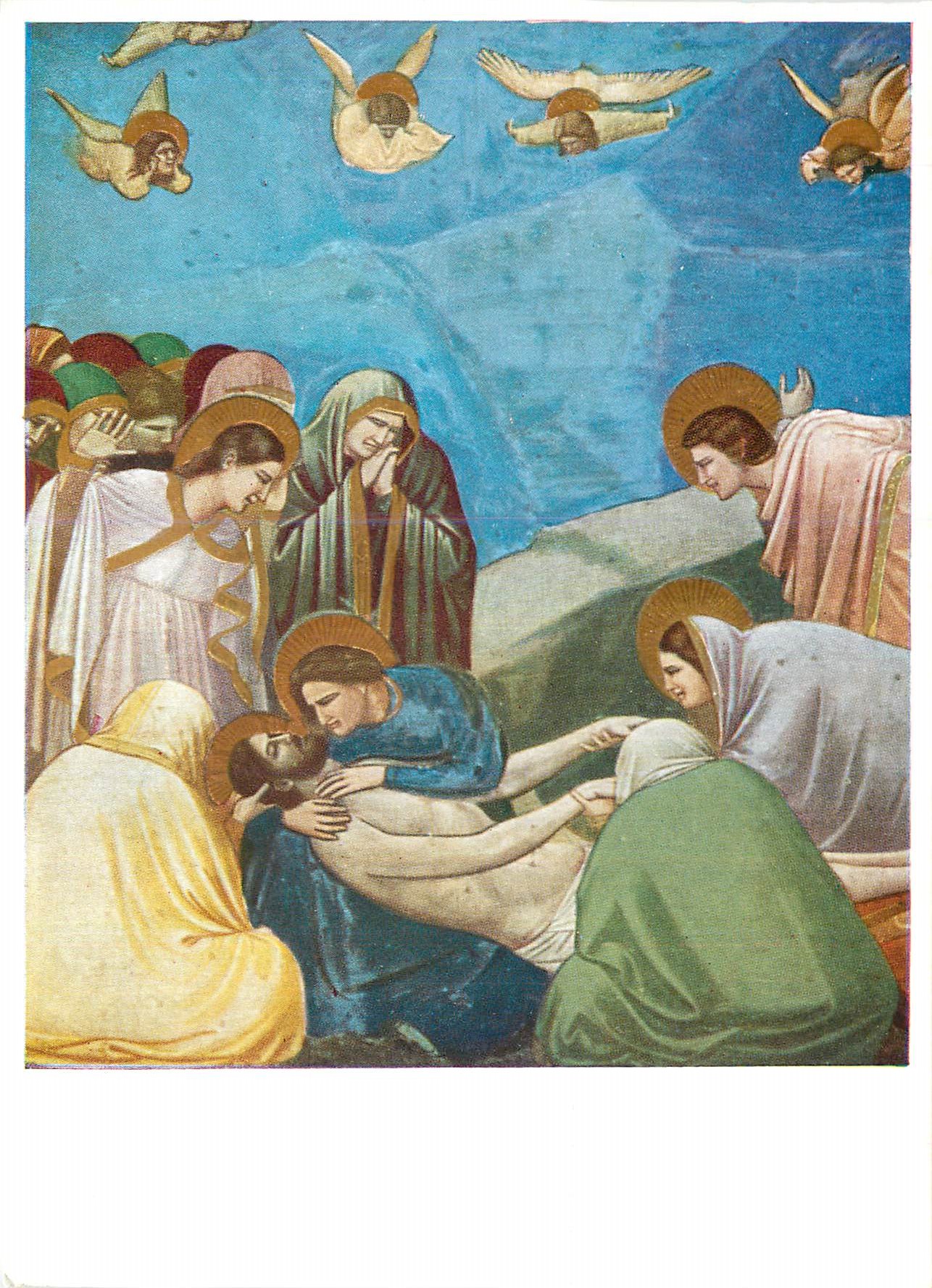 CPM Giotto Cappella degli Scrovegni La depsizione di Cristo
