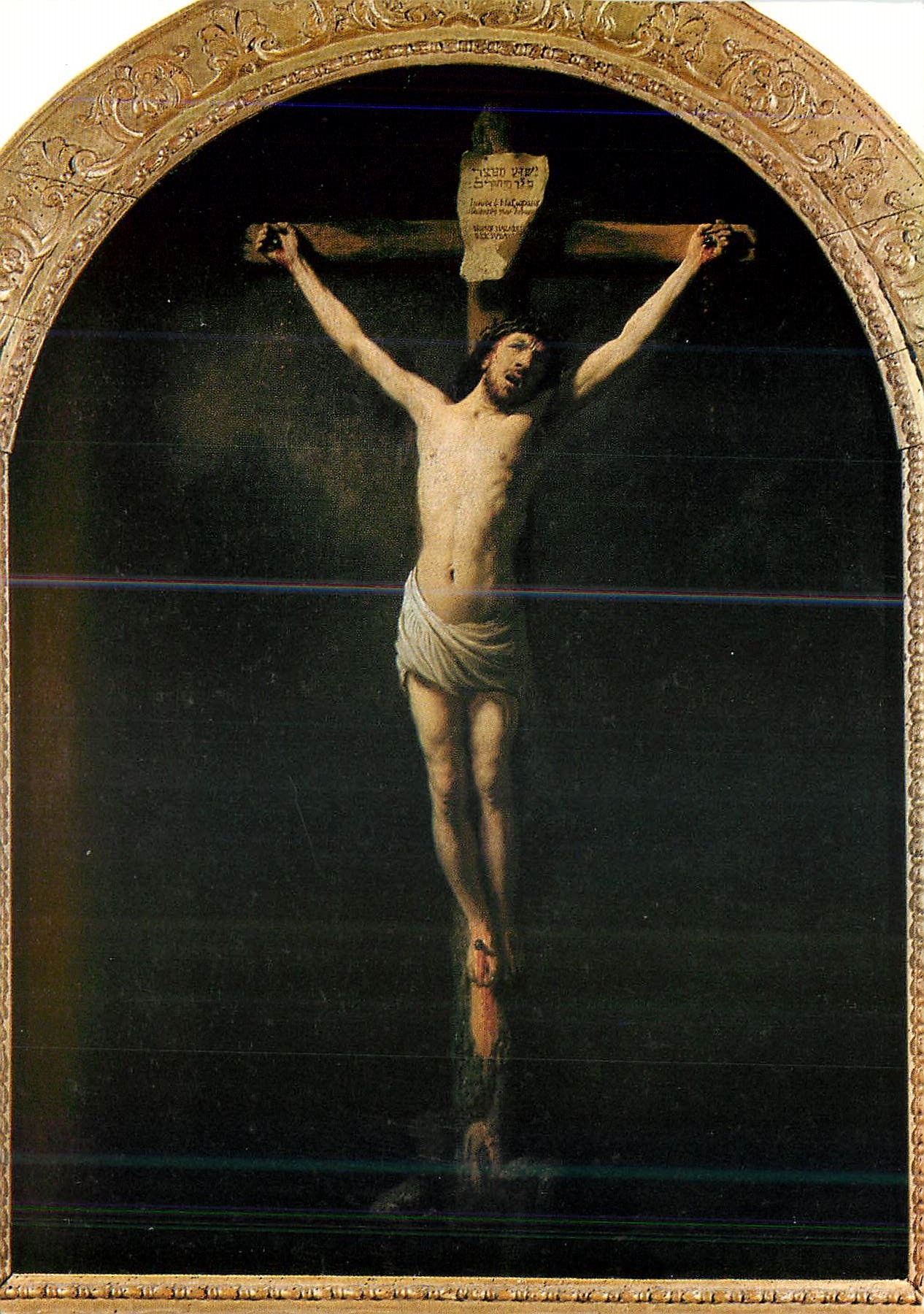 CPM Le Christ de Rembrandt Tresor de l'Eglise du Mas d'Agenais France(Lot et Garonne) Eglise Classee XIIe siecle