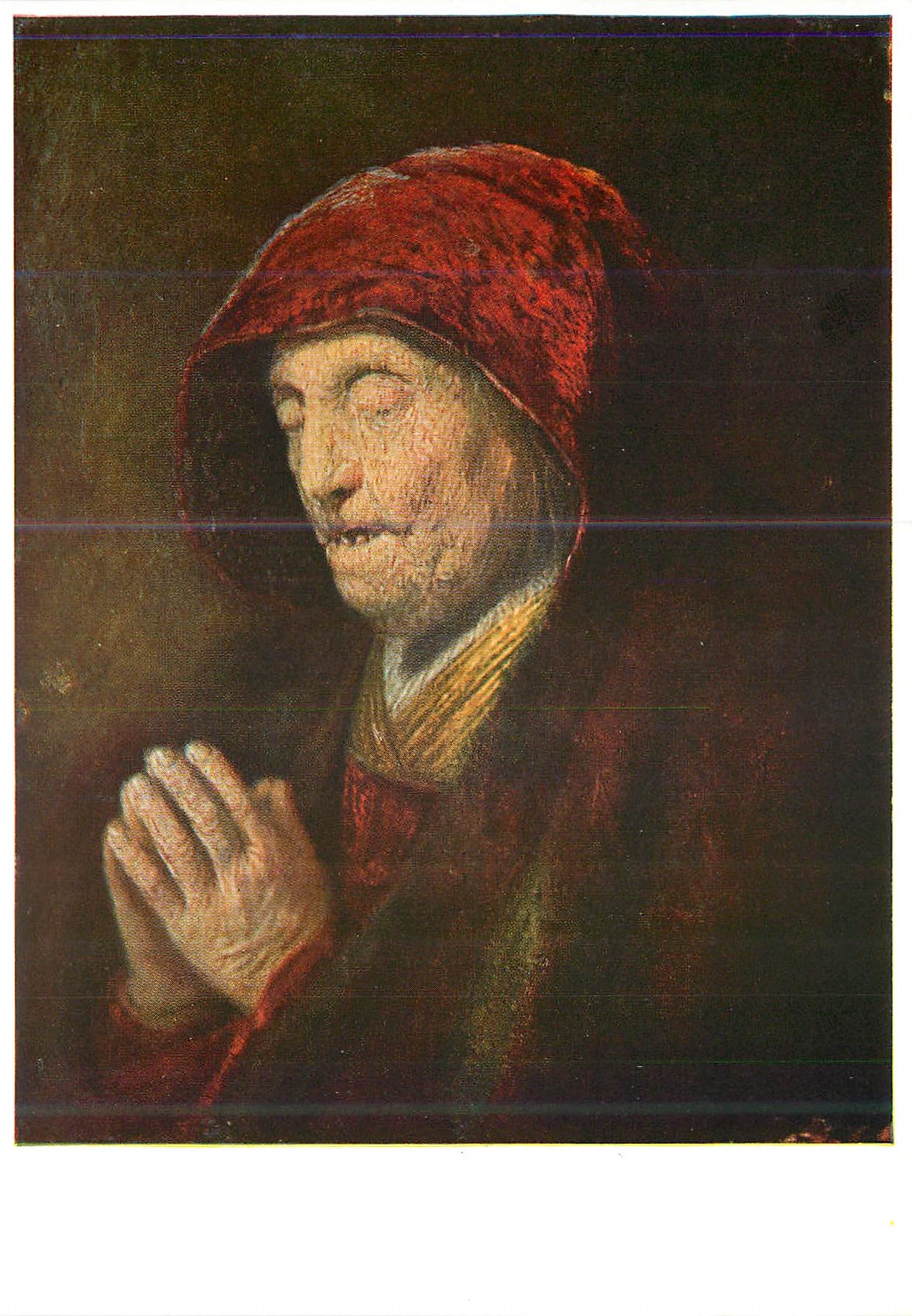 CPM Rembrandt Hermenesz Van Ryn 1606 1669 La mere de l'artiste en priere