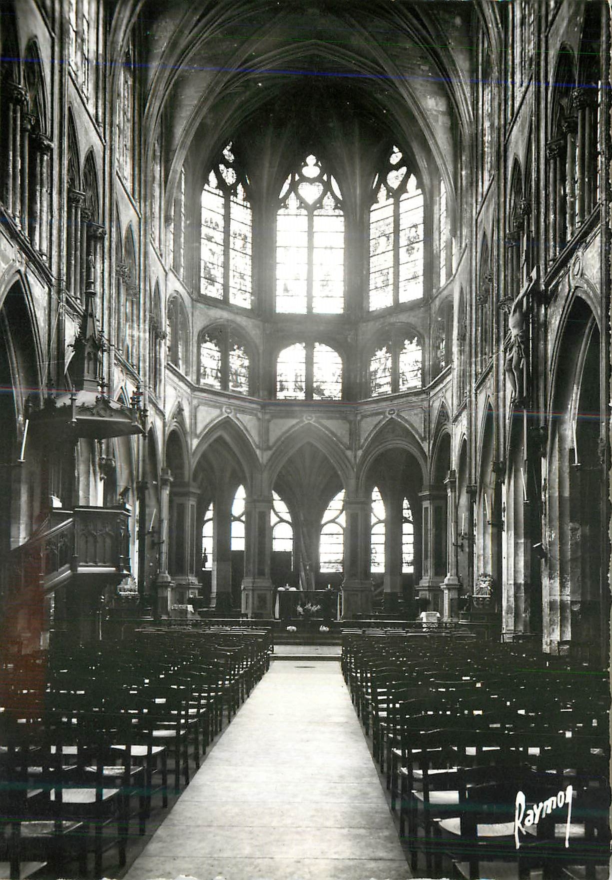 CPM Paris Eglise St Severin (XVe) Le Choeur