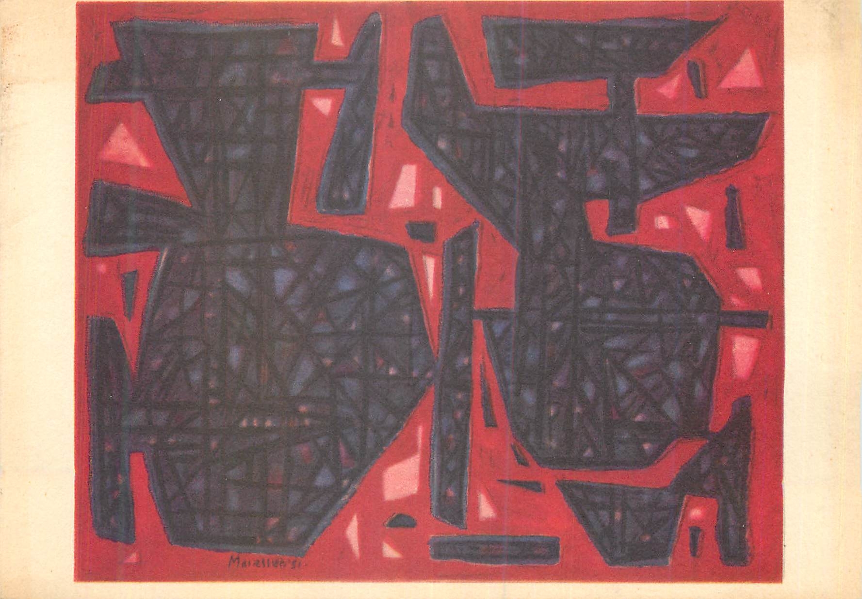 CPM Manessier Formes a L'aube 1951
