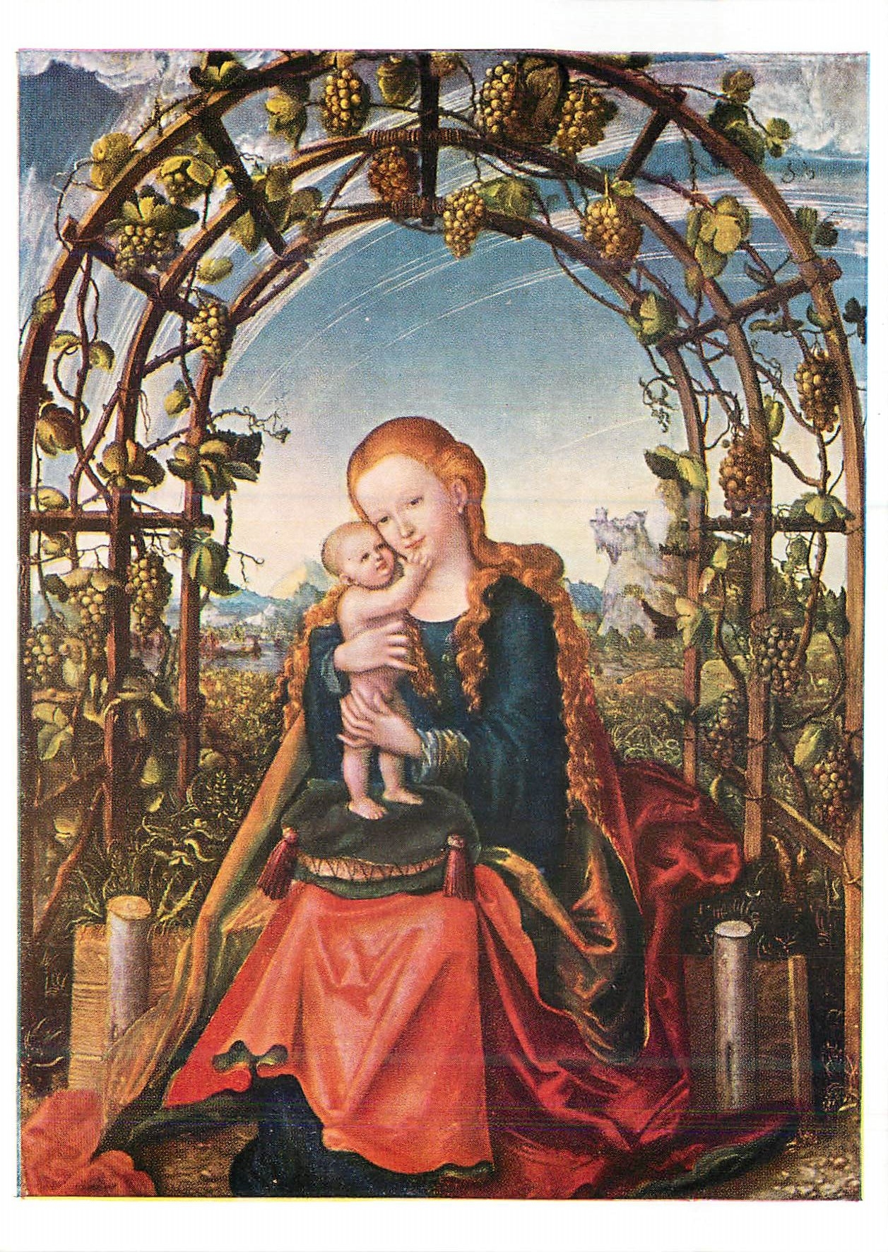 CPM Lucas Cranach (1472 1553) Madonna of the Arbour Oil Stift Melk Austria