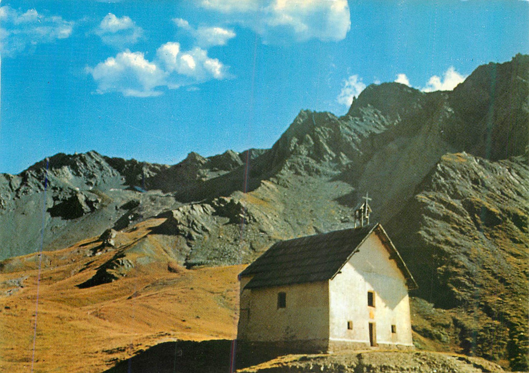 CPM Saint Veran (Hautes Alpes) Le plus haut village habite d'Europe Route des Grandes Alpes Chapelle des Clausis (Peleri