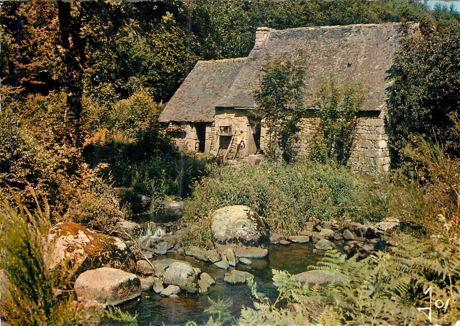 CPM La Bretagne en Couleurs Vieille Chaumiere Brelonne sur les bords de l'Elle