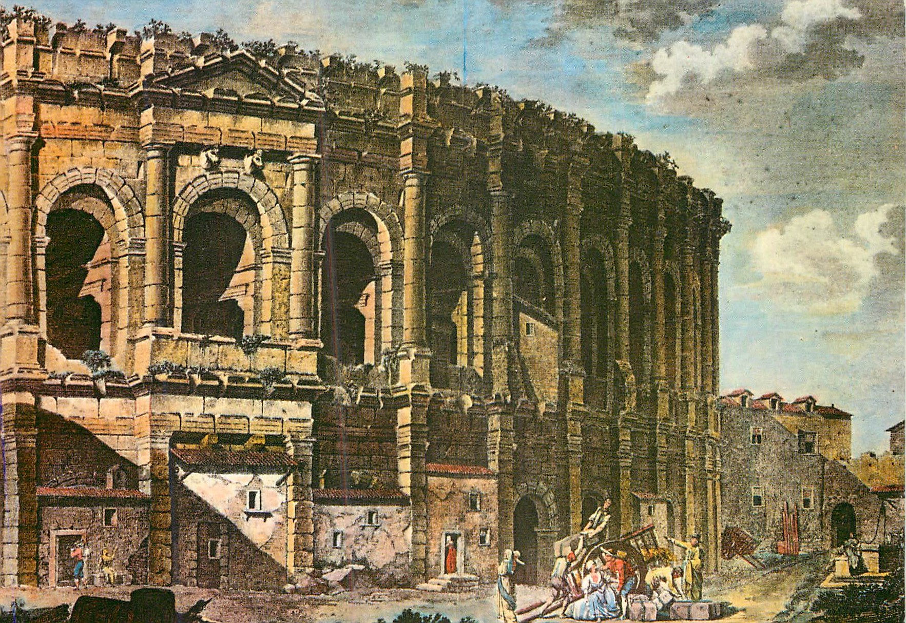 Nîmes — Amphithéâtre romain — Éditions ESTEL, BLOIS en Italie