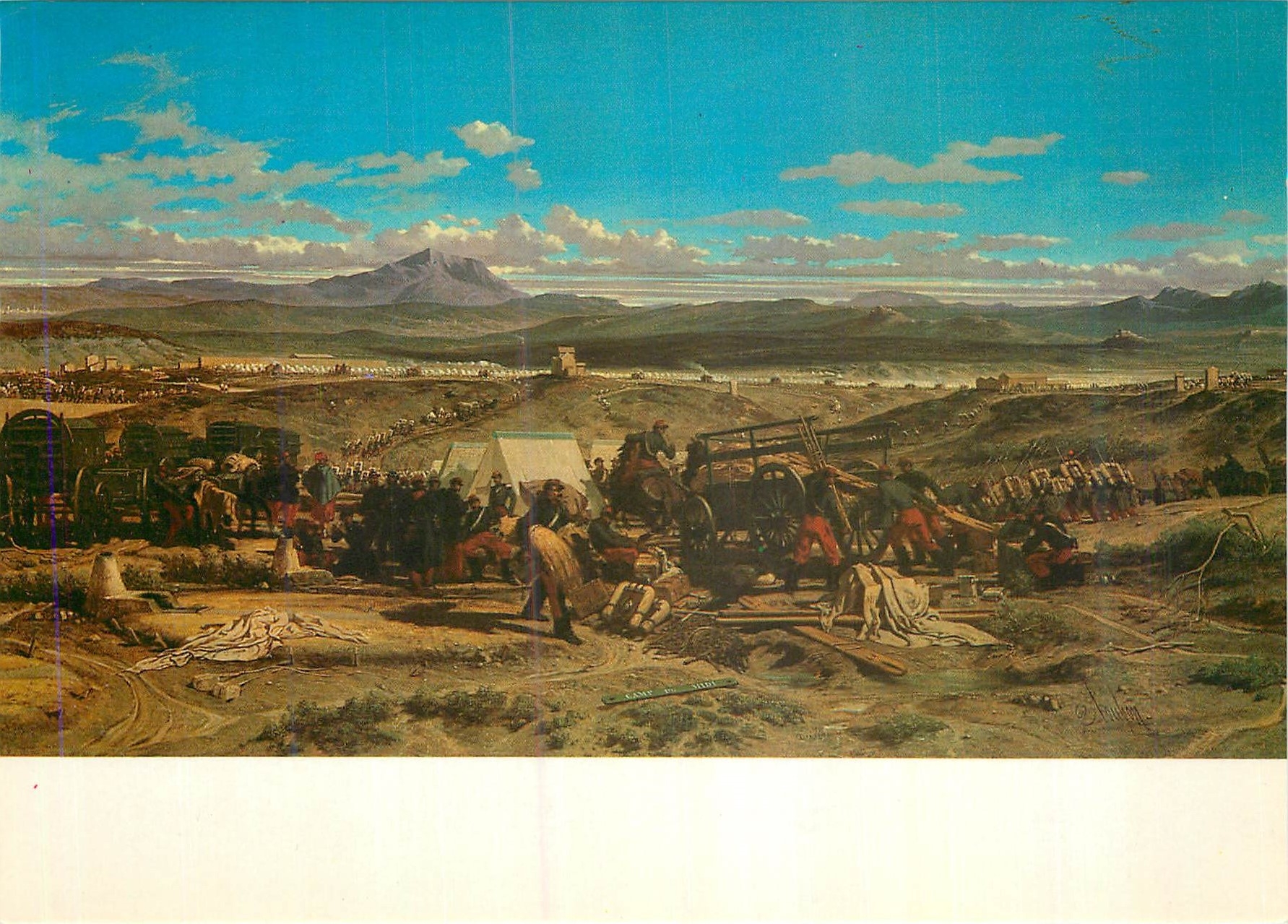 La levée du Camp du Midi — Émile Loubon (1809-1863) — Imp. Paul Roubaud - Aix