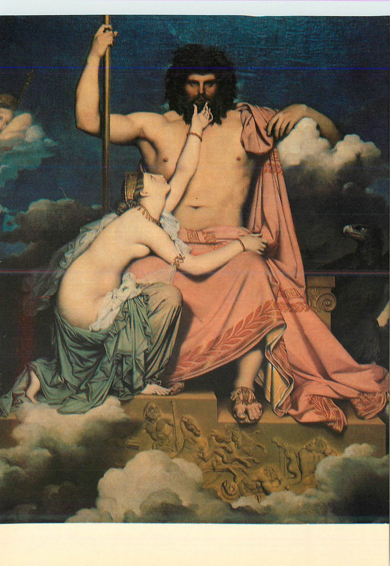 CPM Musee Granet Aix en Provence Jean Auguste Dominique Ingres (1780 1867) Jupiter et Thelis (1811) 