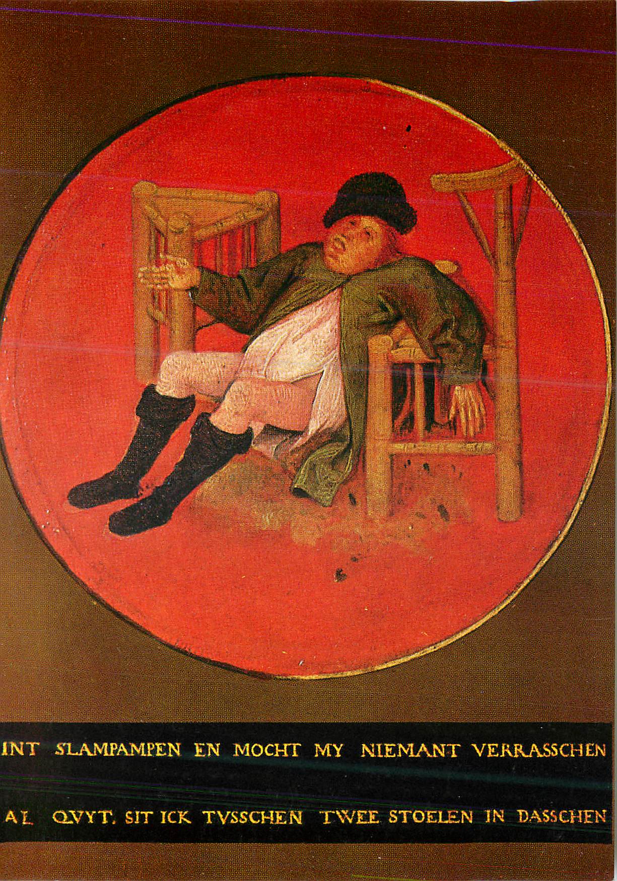 CPM Anvers Musee Mayer van den Bergh Bruegel Pieter de Oude Pierre l'Ancien (1525 1596) Douze proverbes sur medaillons (