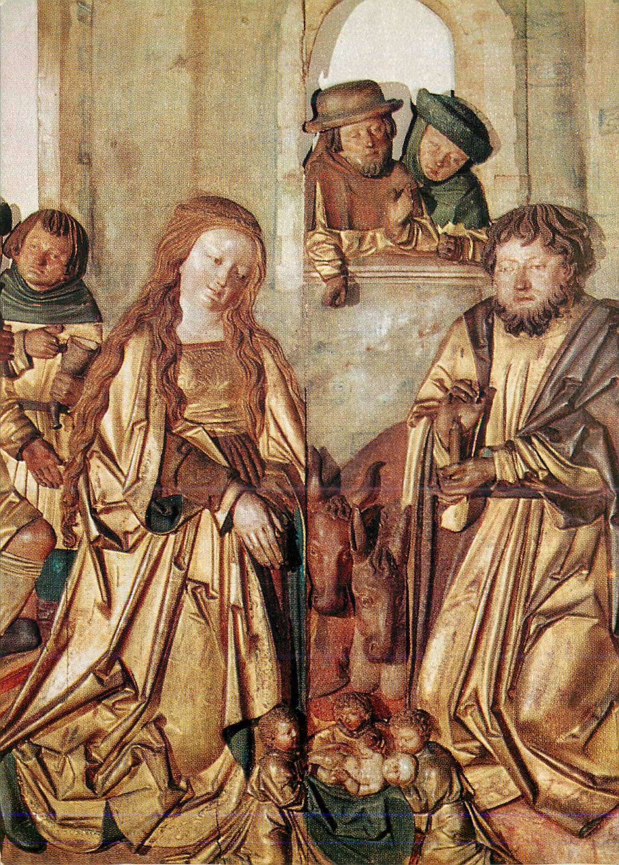 CPM Martin Schaffner (1480 1541) Adoration Bayer National Museum Munchen