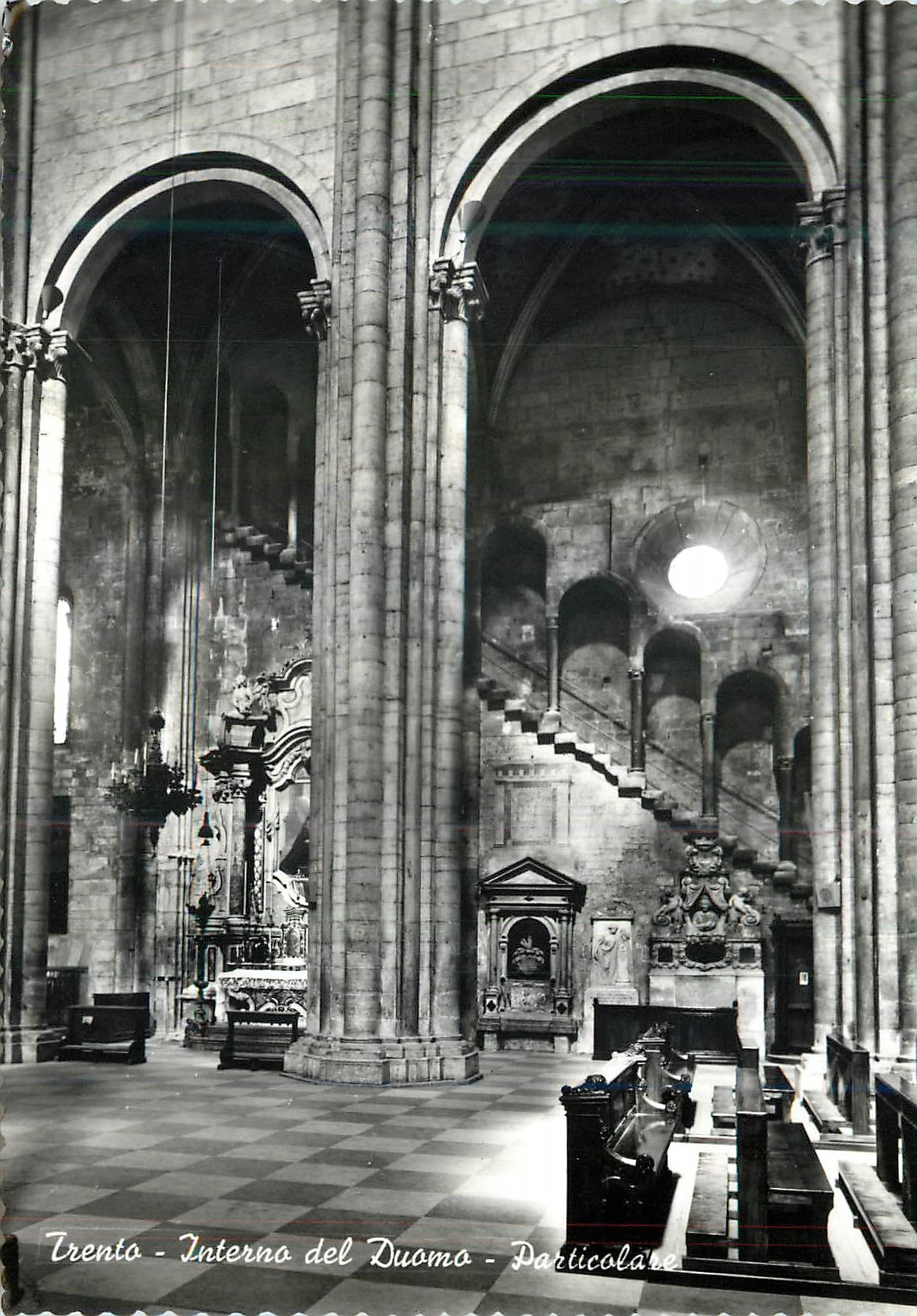 CPM Trento Interno del Duomo Particolare