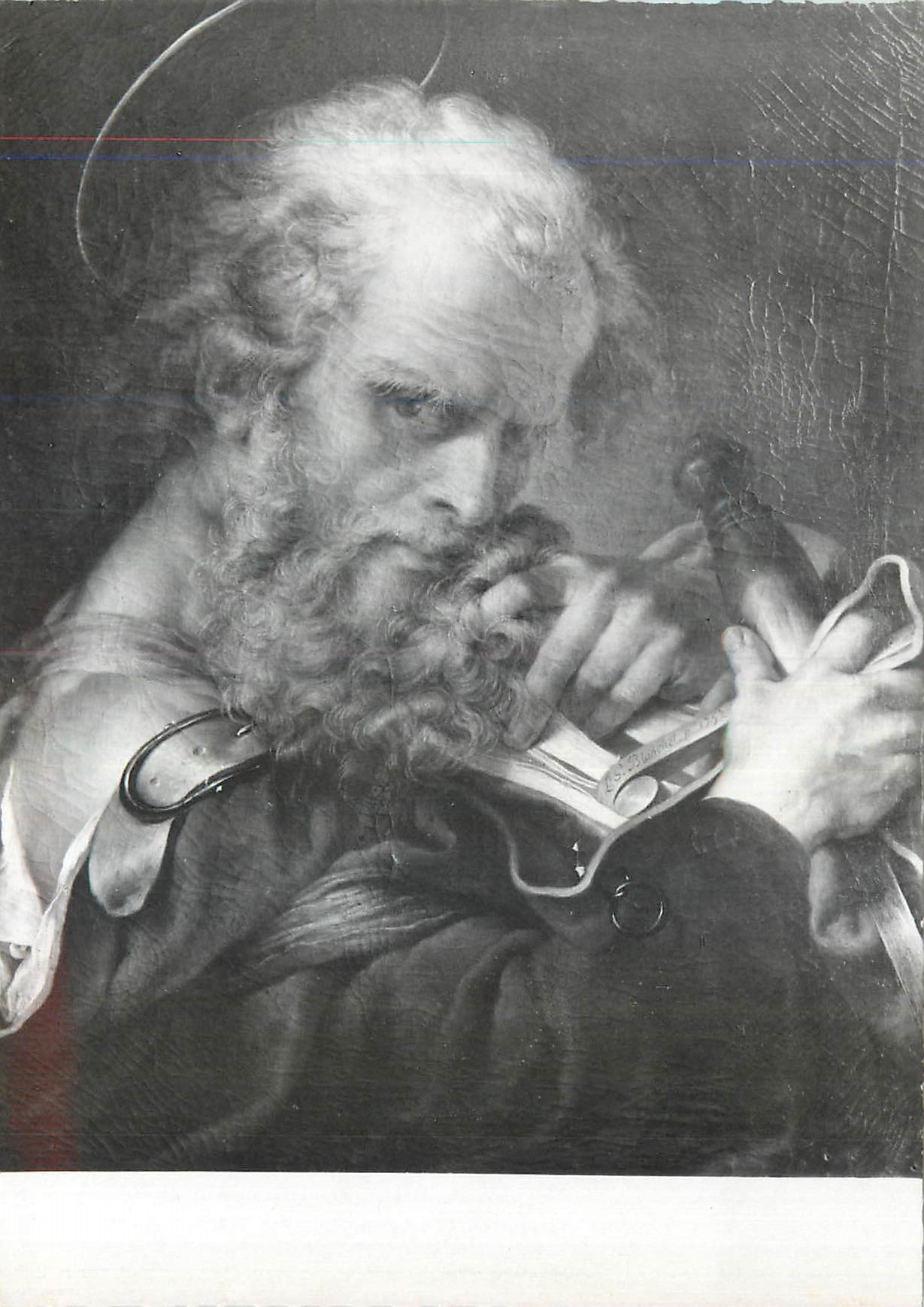 CPM Avignon Museum Calvet Blanchet (Louis Gabriel) 1705 1772 Saint Paul (1757)