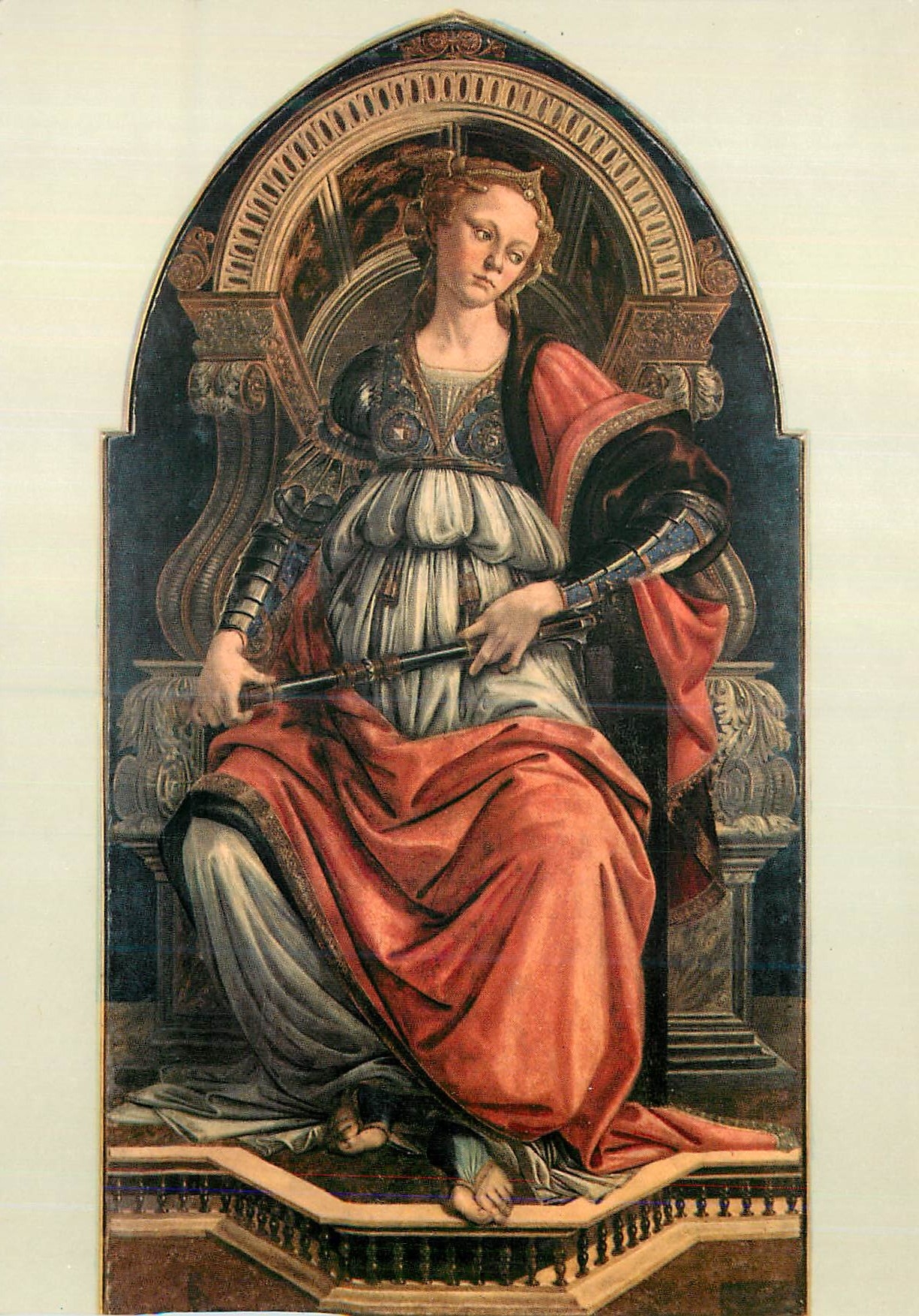 CPM Firenze Galleria Uffizi S Botticelli La Fortitude