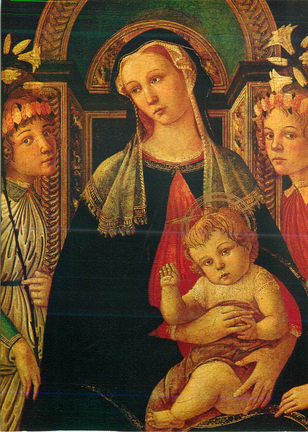 CPM La Vierge et l'Enfant Maria Gyermekevel Sandro Botticelli (1445 1510)