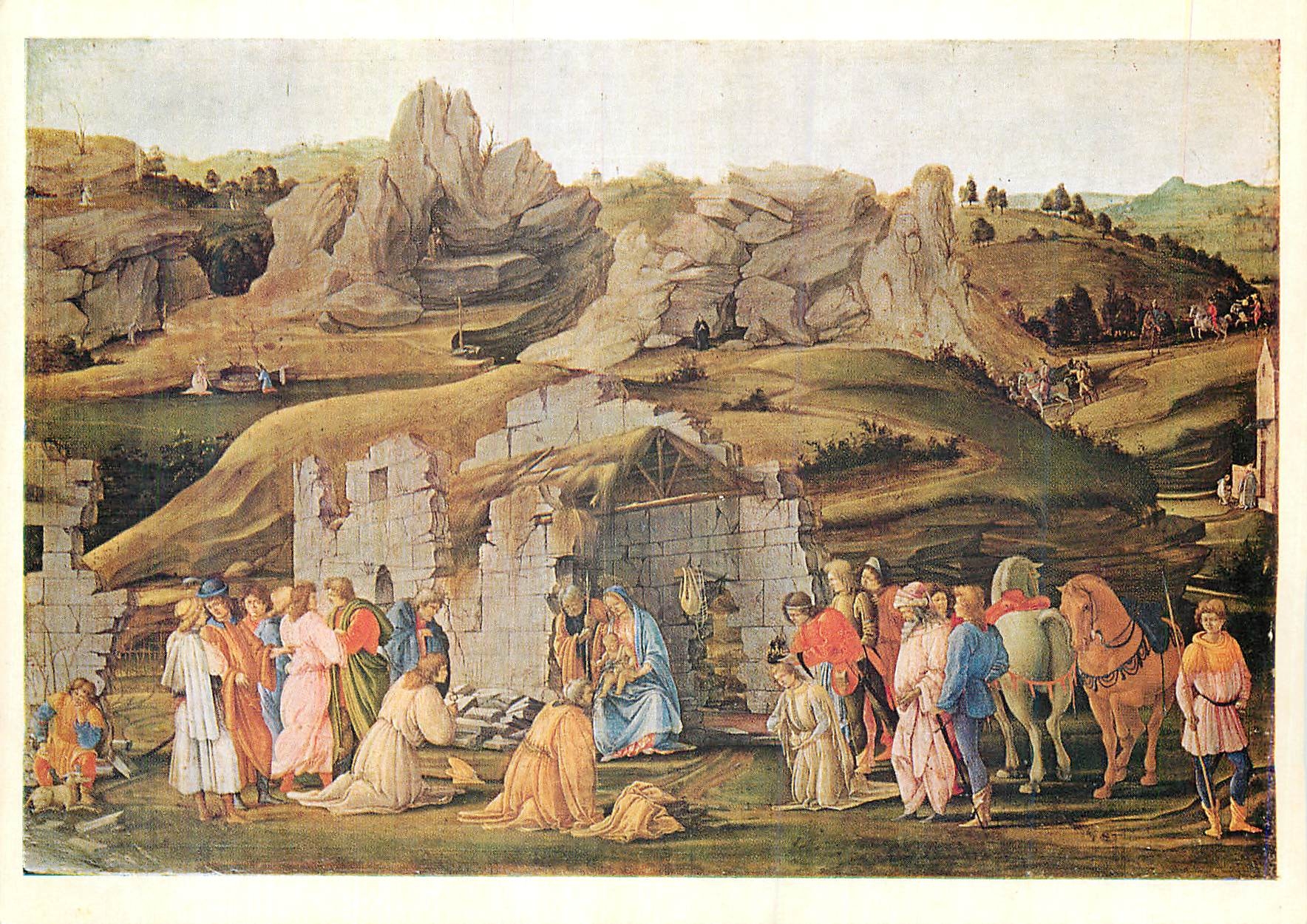 CPM National Gallery Lippi Filippino The Adoration of the Kings