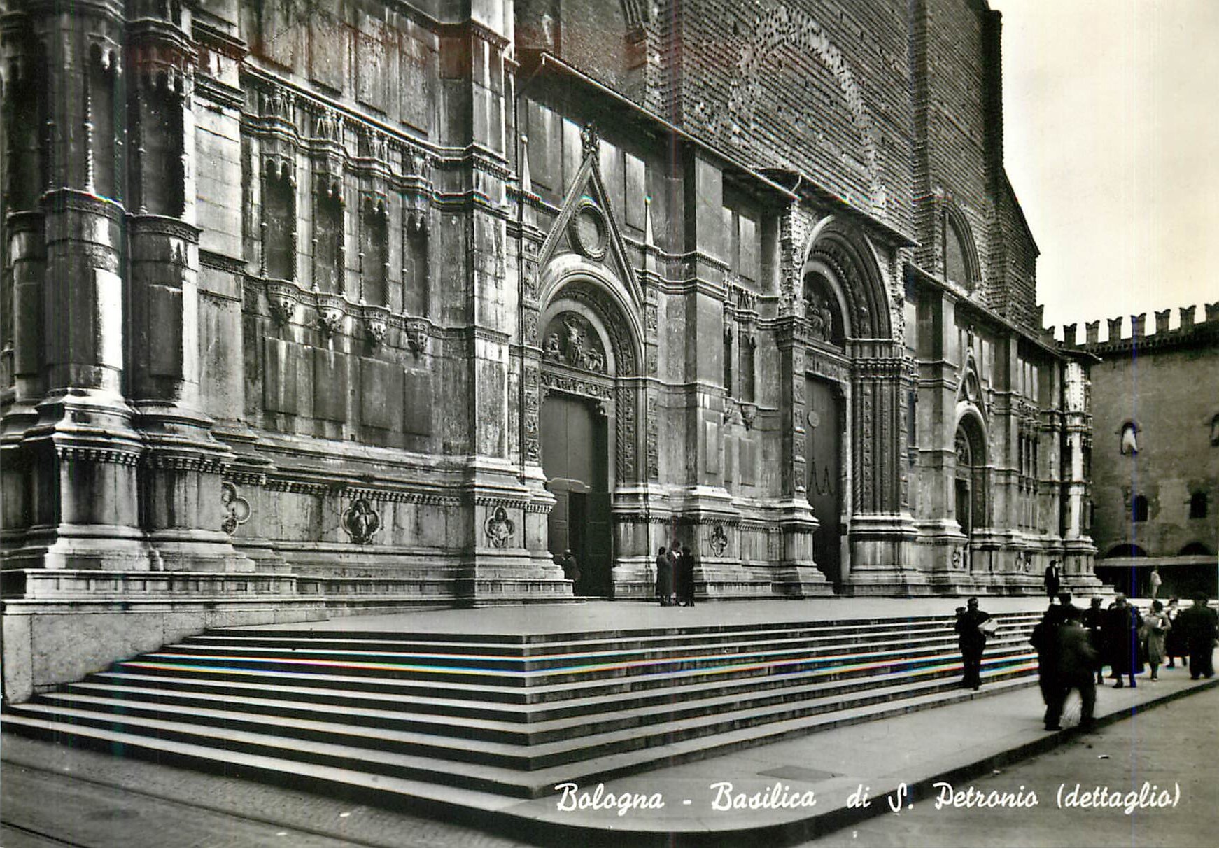 CPM Bologna Basilique de S Petronio Detail