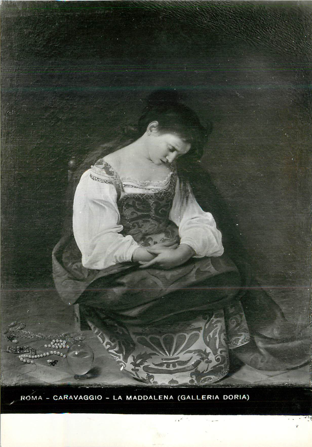 CPM Roma Caravaggio La Maddalena (Galleria Doria)