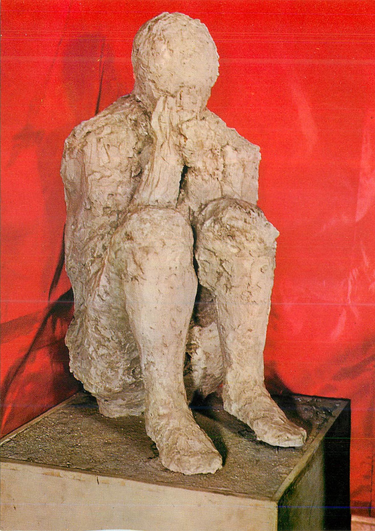 CPM Pompei Fouilles Moulage d'homme racroqueville