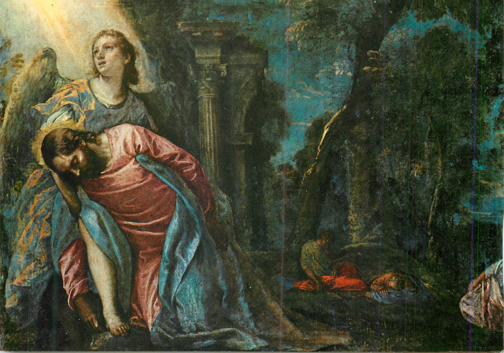 CPM Milano Pinacoteca di Brera Paolo Veranese (1528 1588) Jesus au Jardin