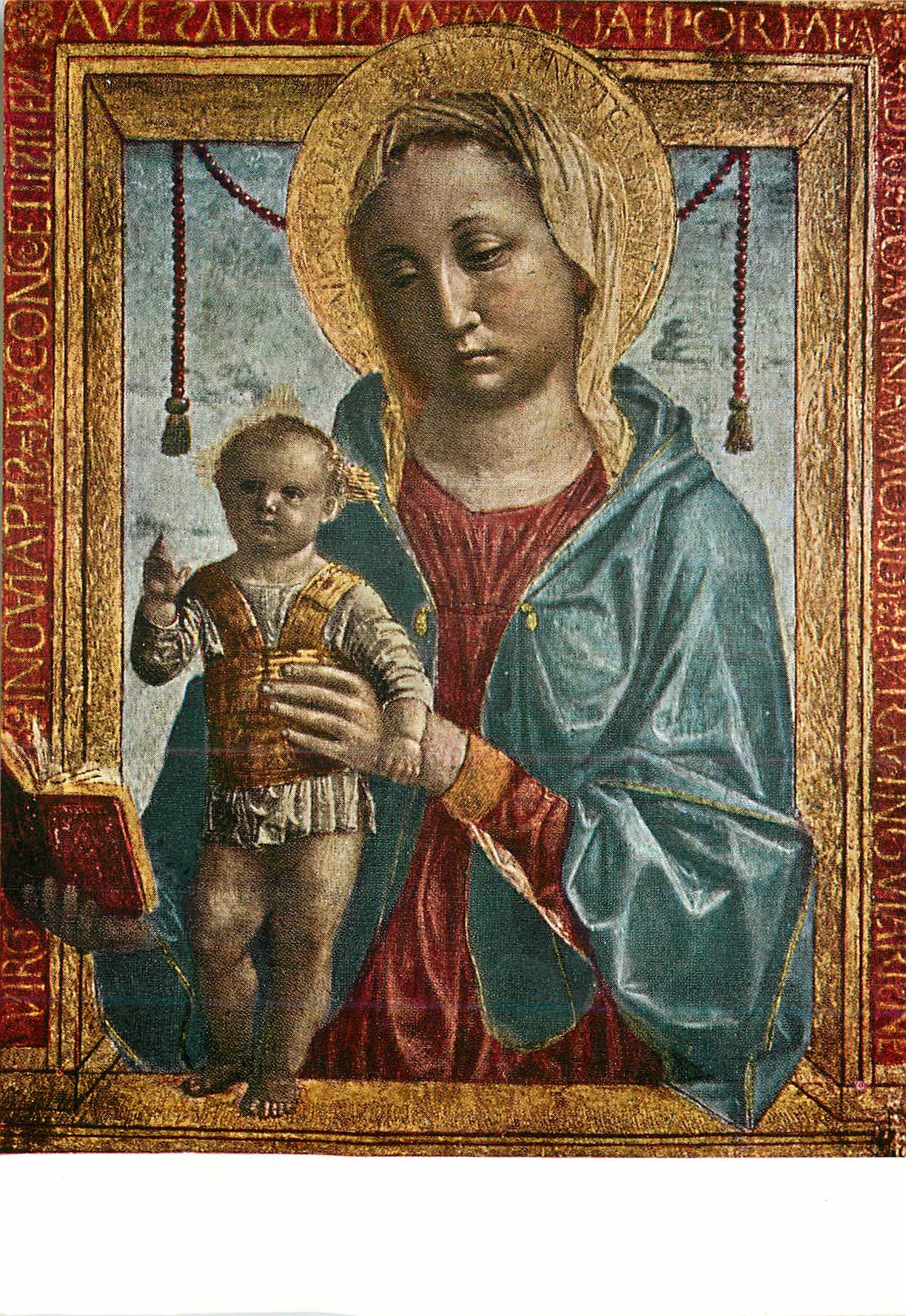 CPM Vincenzo Foppa Madonna col Figlio Milano Museo D'Arte Antica al Castelle Sforzesco 