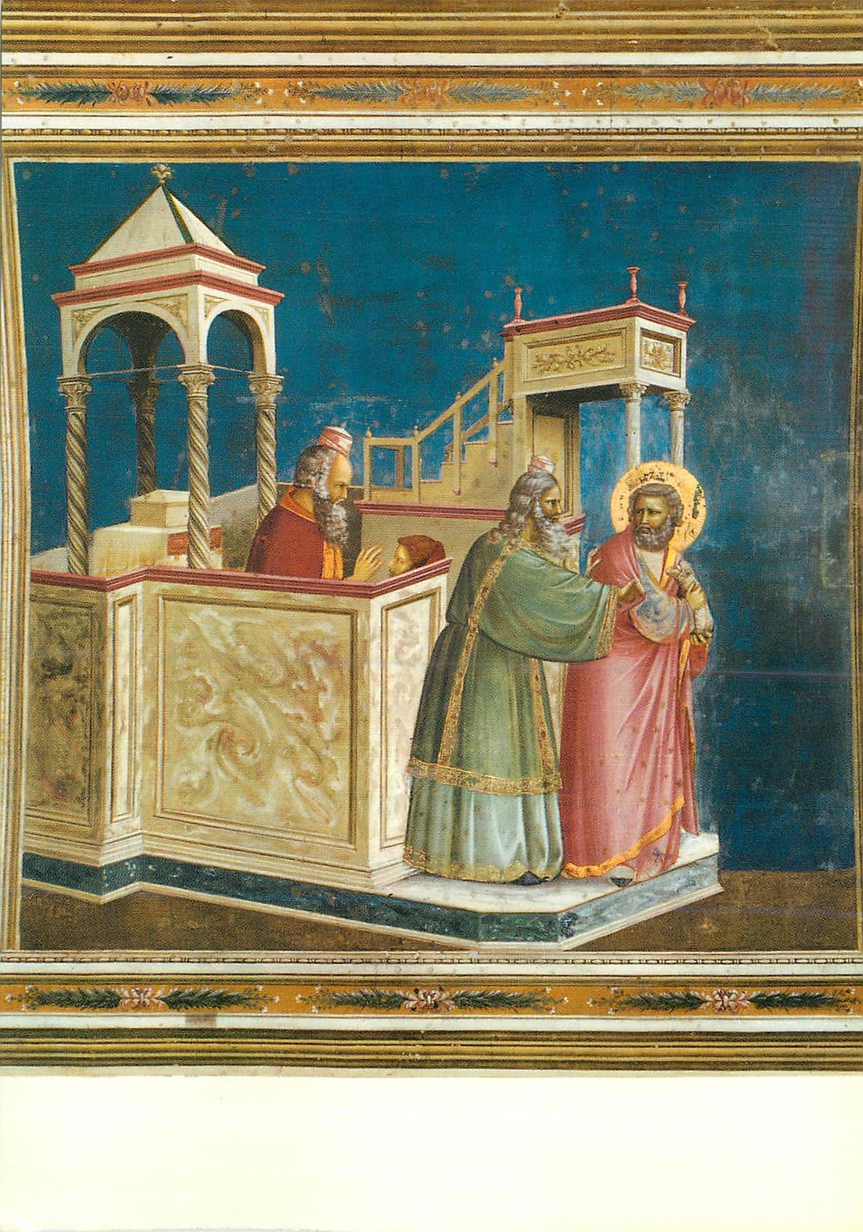 CPM Padova Cappelle degli Scrovegni Joachim chasse du Temple a cause de la sterilite de son mariage