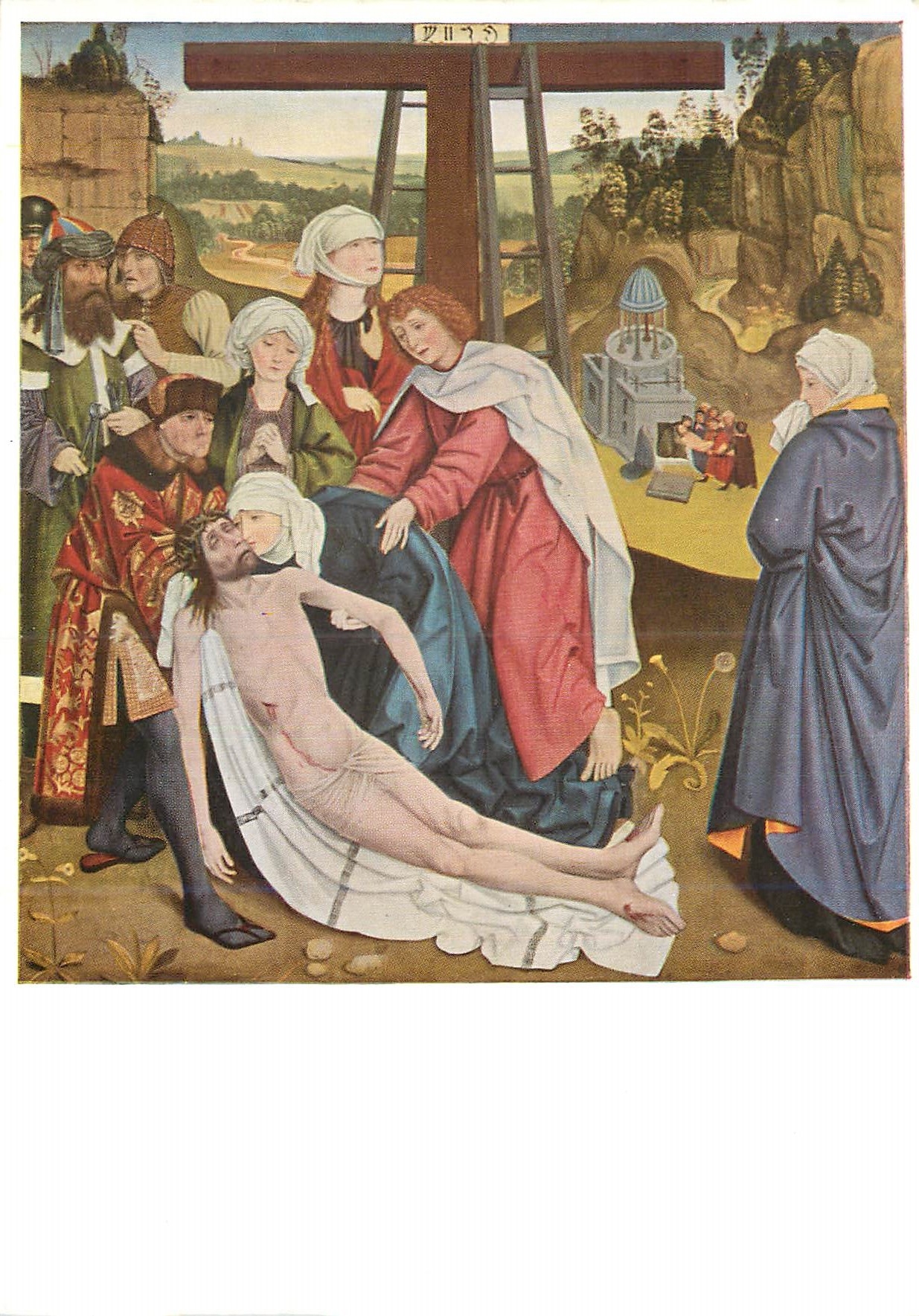 CPM Osterreichische Galerie in Wien Die Beweinung Christi