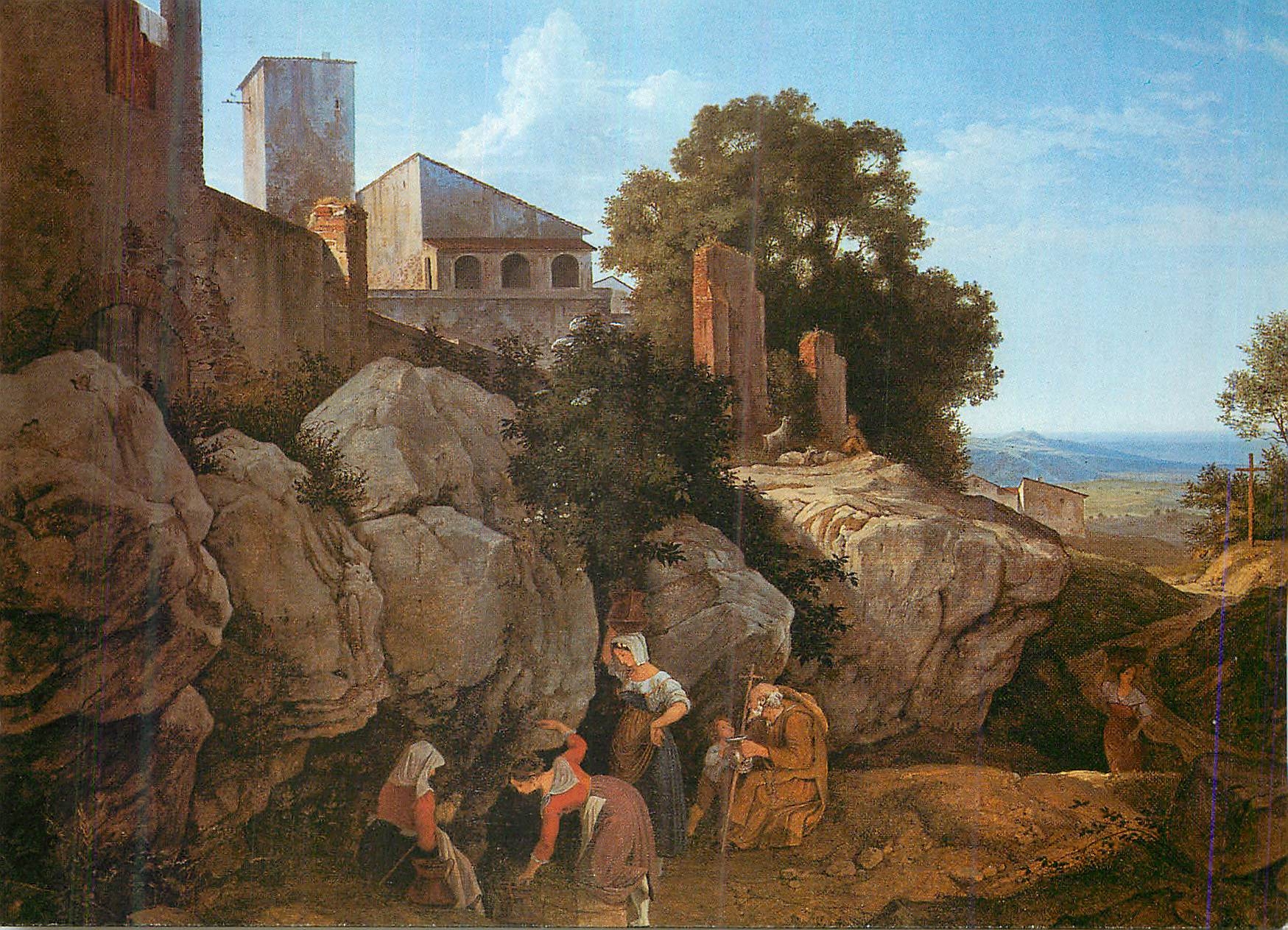 CPM Adrian Ludwig Richter 1803 1884 Ariccia (1828)