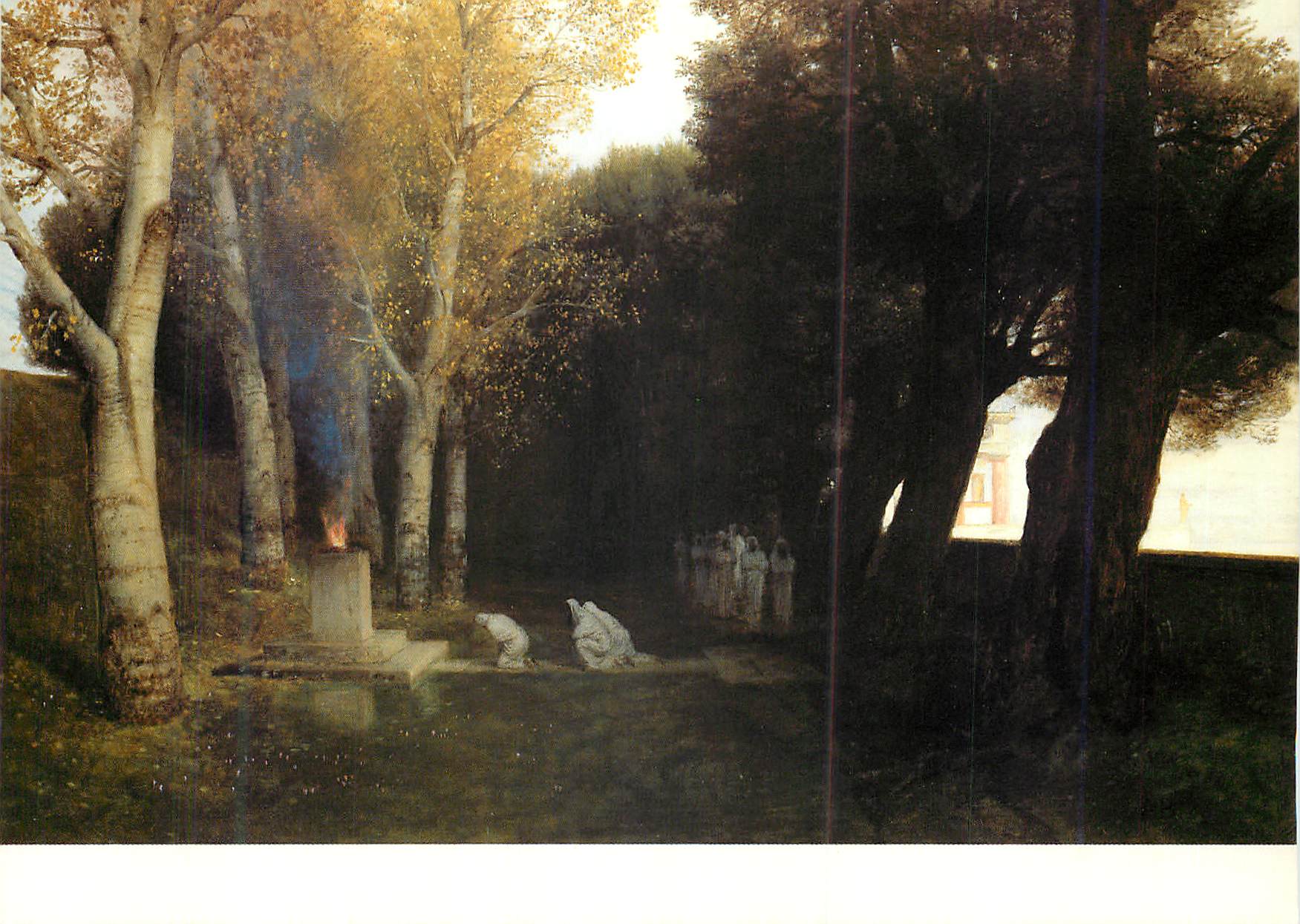 CPM Arnold Bocklin (1827 1901) Bosquet sacre