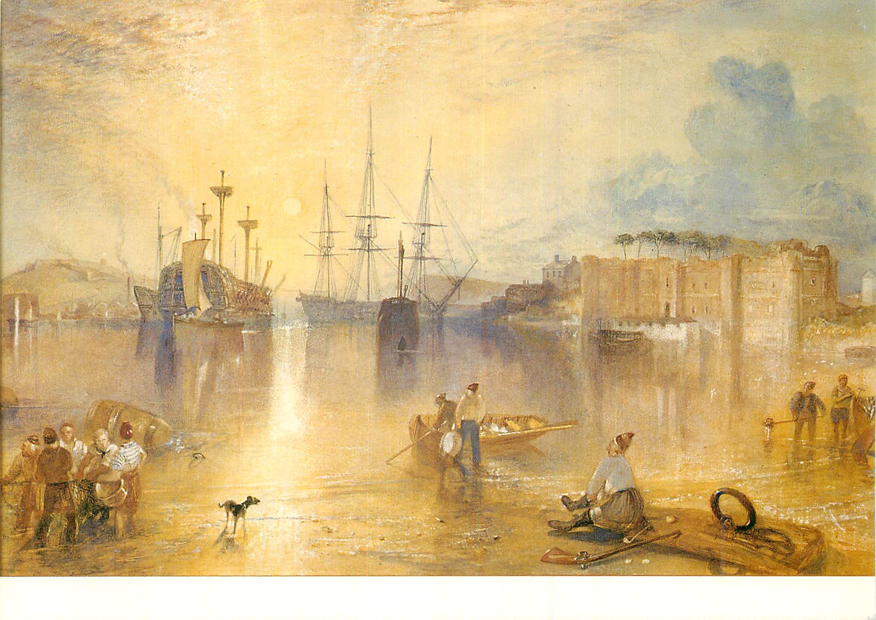 CPM William Turner (1775 1851) Chateau d'Upnor Kent Whitworth Art Gallery University of Manchester