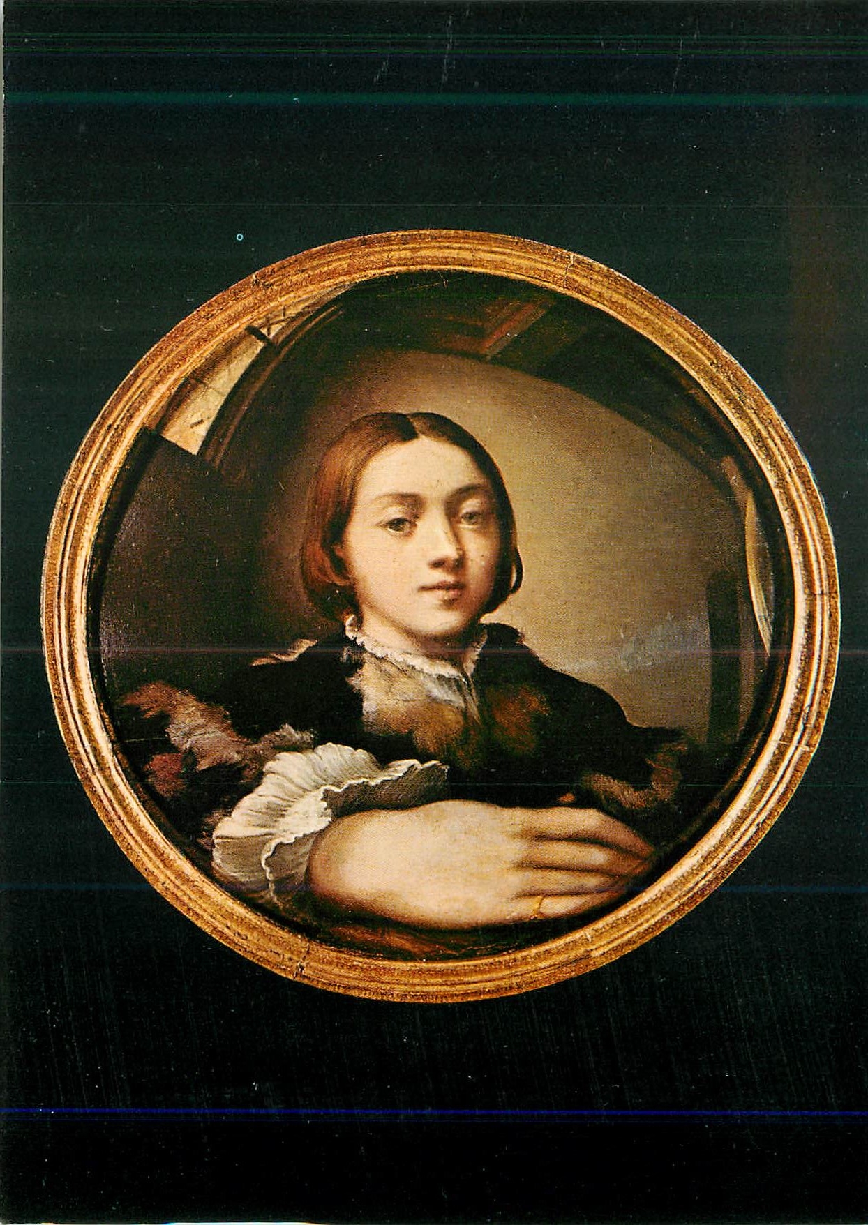 CPM Wien Kunsthistorisches Museum Parmigianino (1503 1540) Portrait de l'artiste